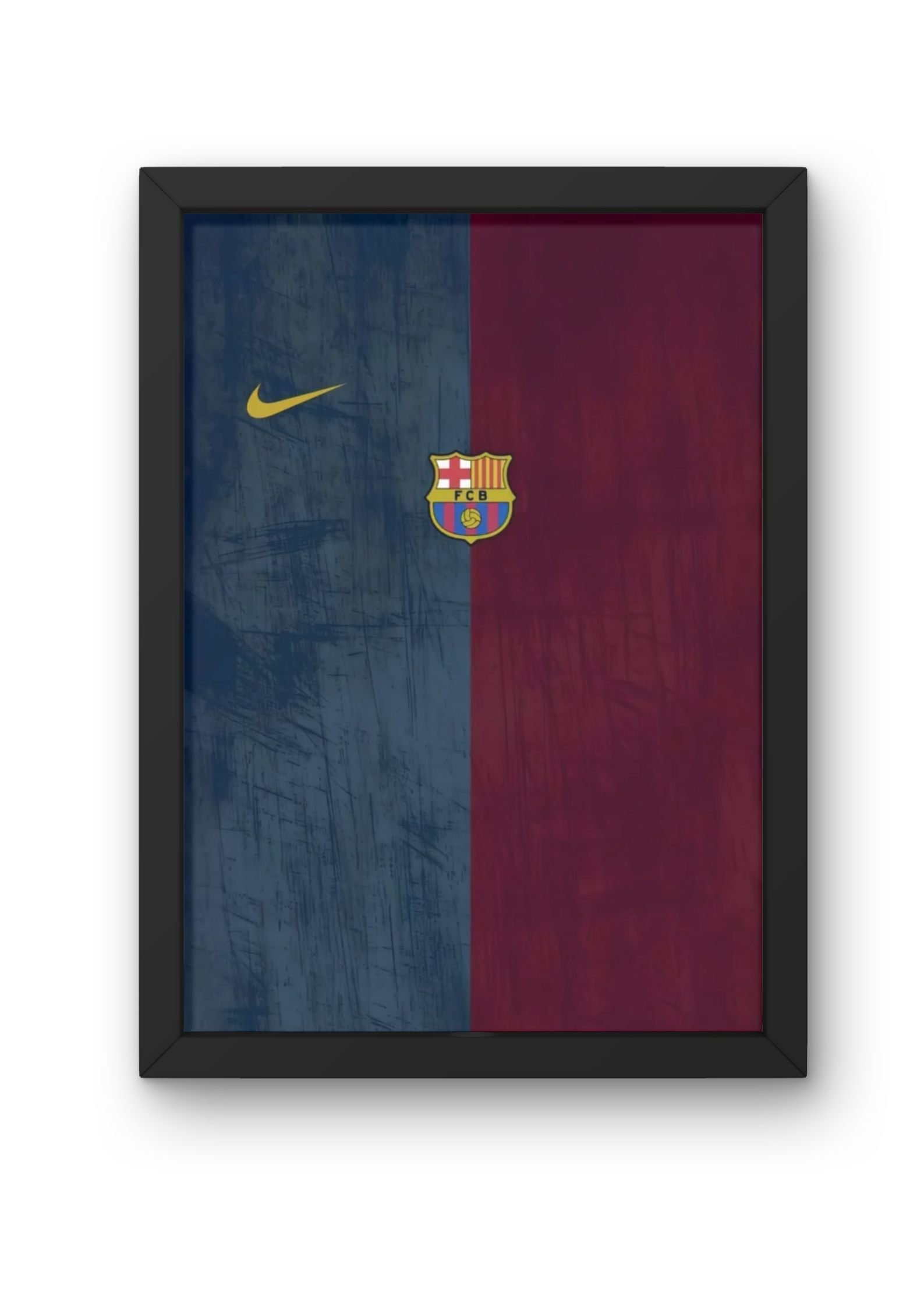 FC Barcelona Minimalist Football Poster Cladure