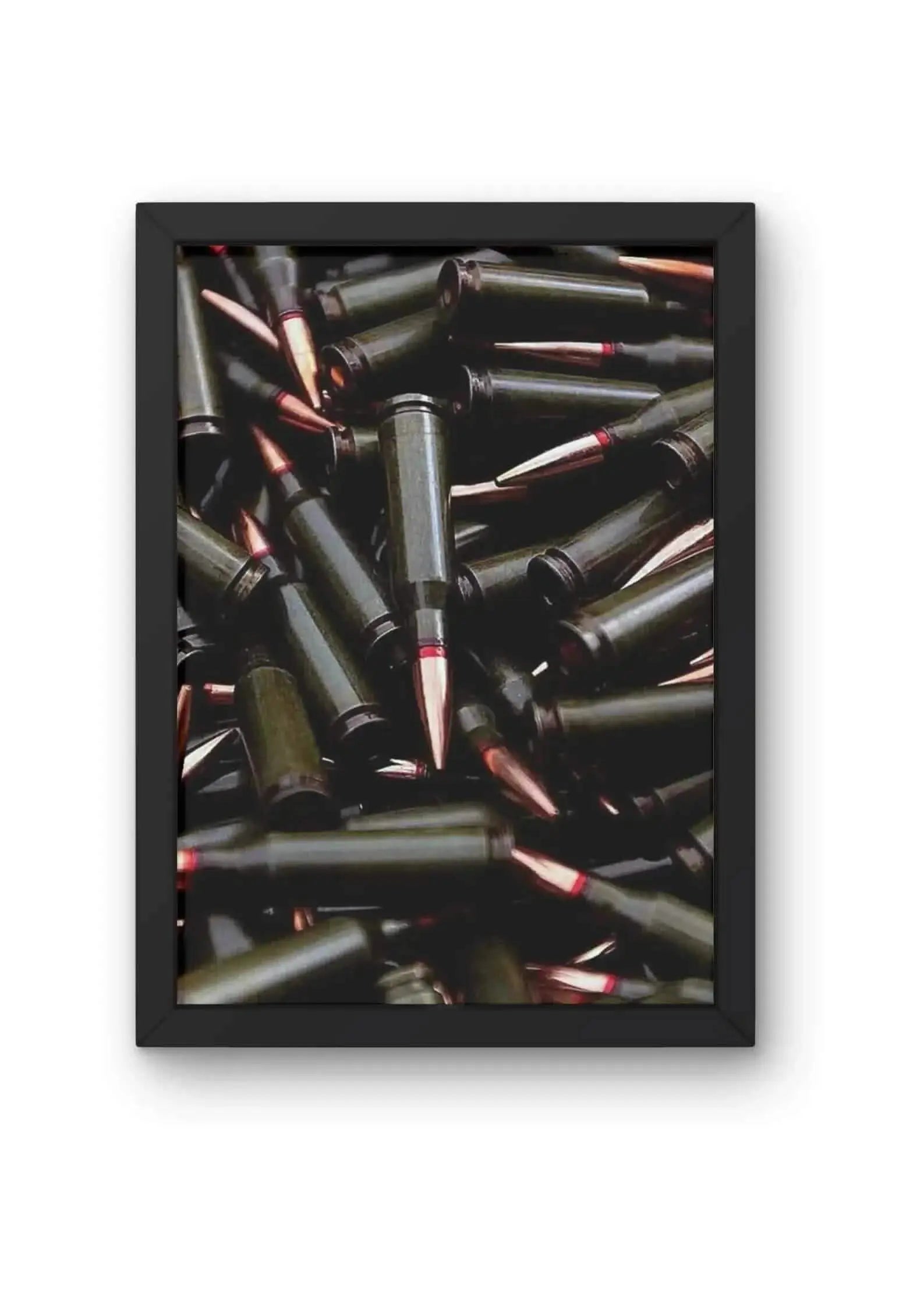 "Bullet Pile," "Ammunition," Poster CLADURE