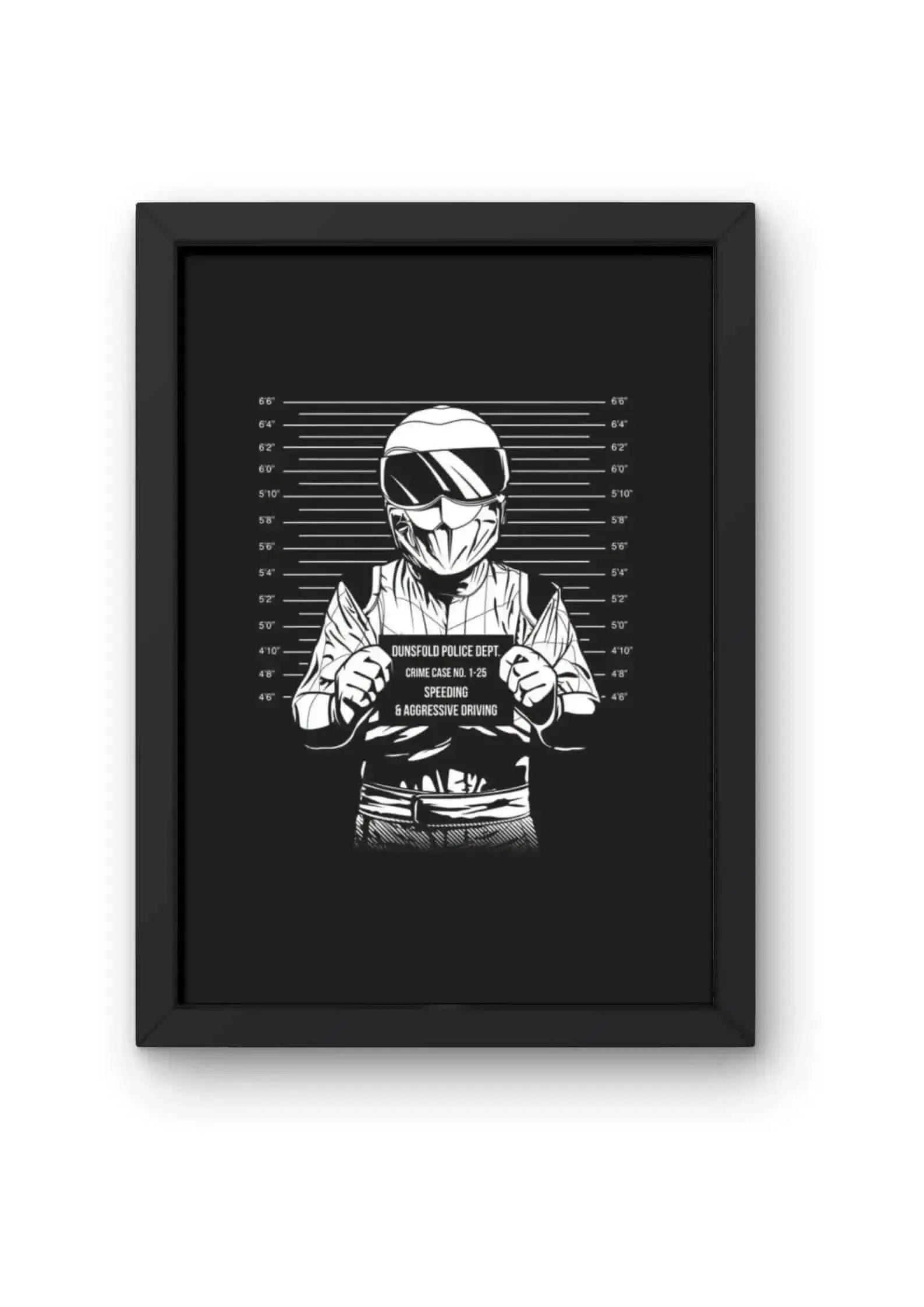 The Stig: Wanted for Speeding Poster CLADURE