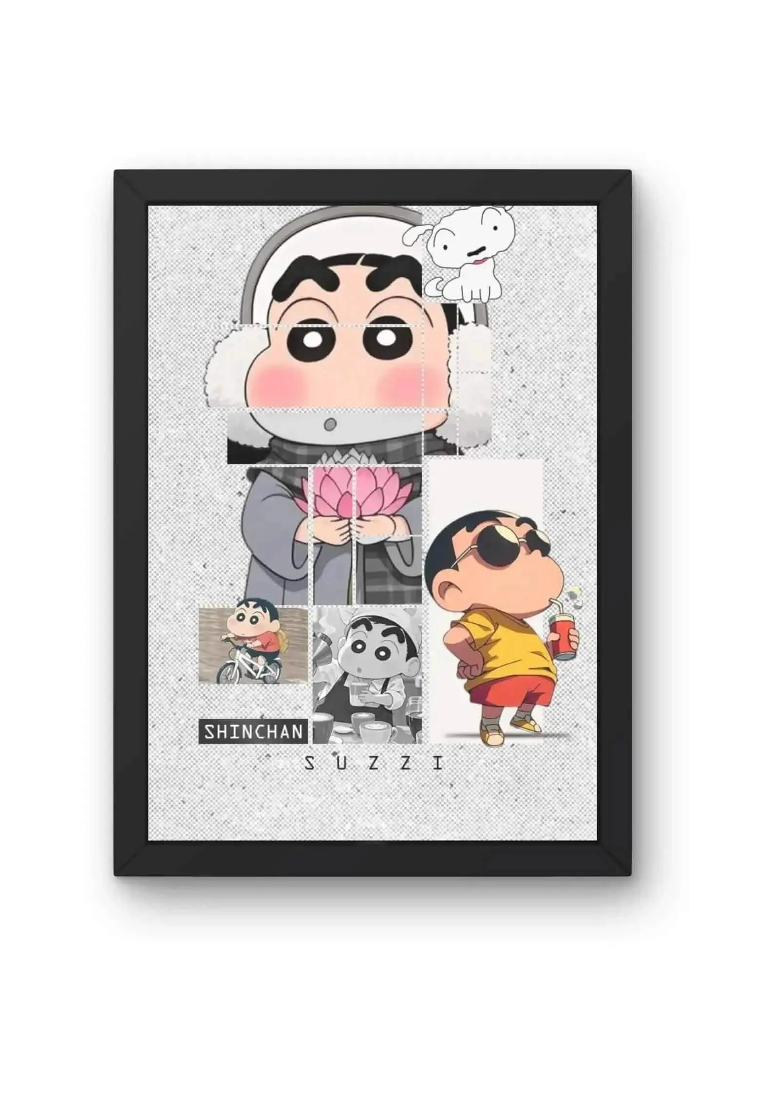 The Many Moods of Shinchan Poster CLADURE