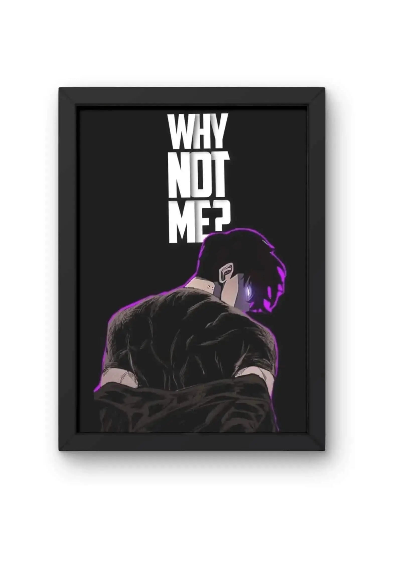 Sung Jinwoo "Why Not Me?" Poster CLADURE