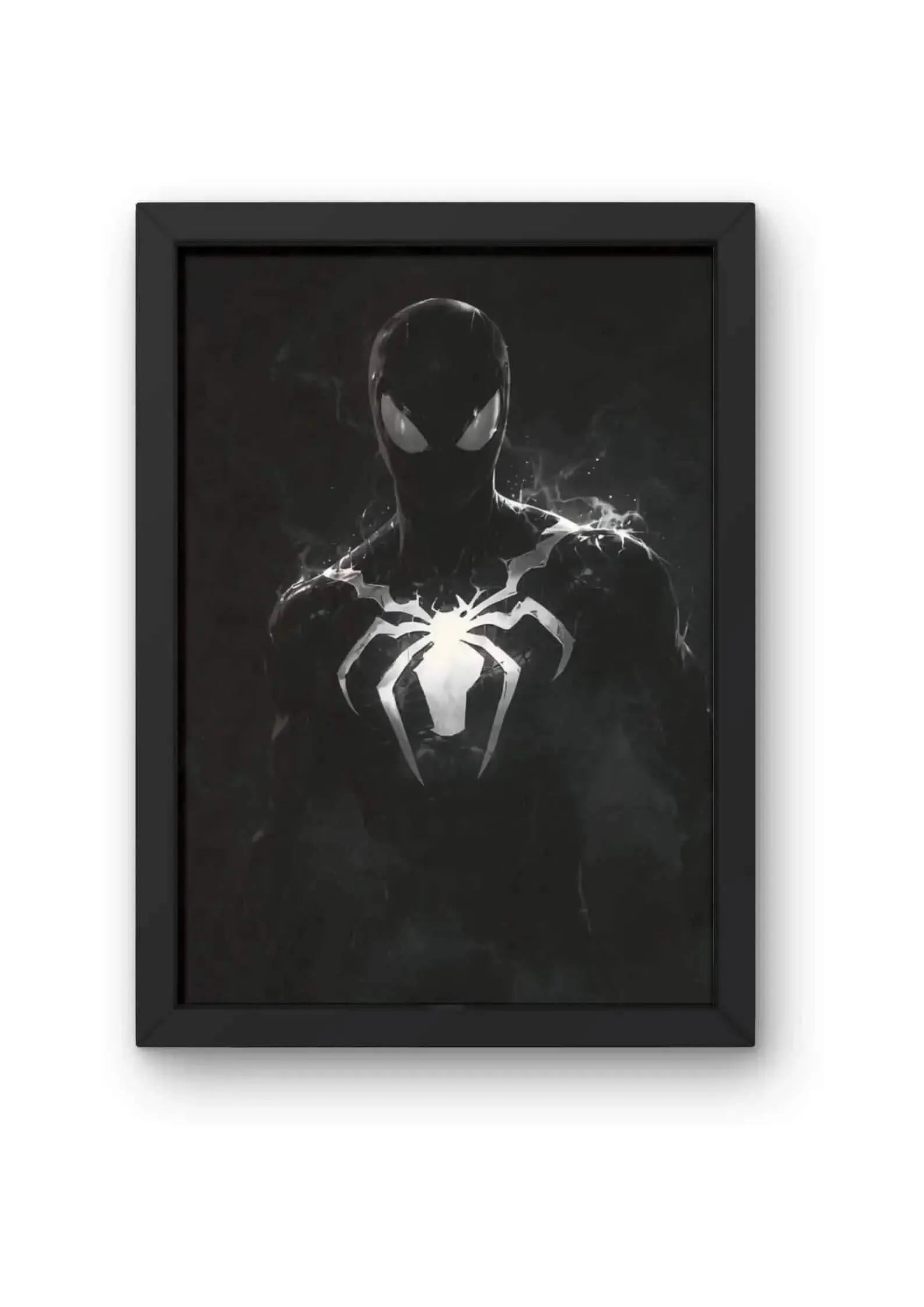 Spider-Man Symbiote Suit Portrait Poster CLADURE