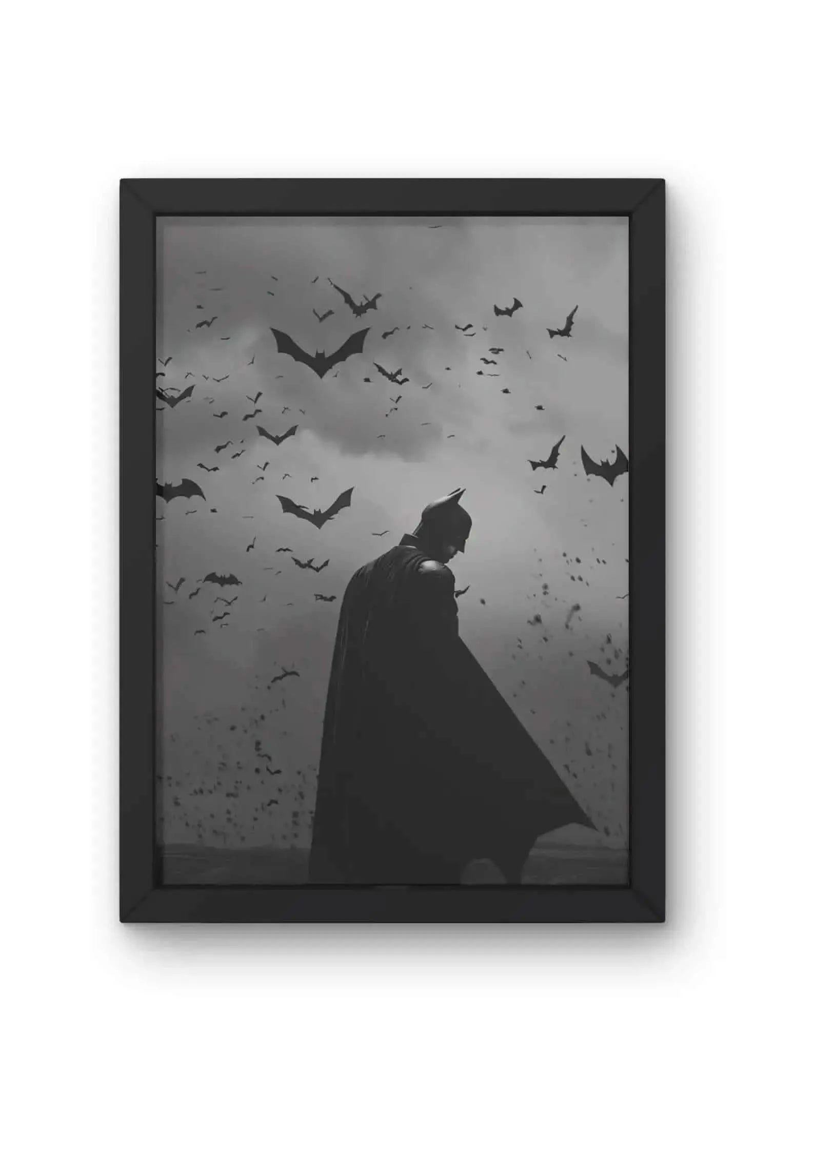 The Dark Knight and the Swarm (Batman) Poster CLADURE