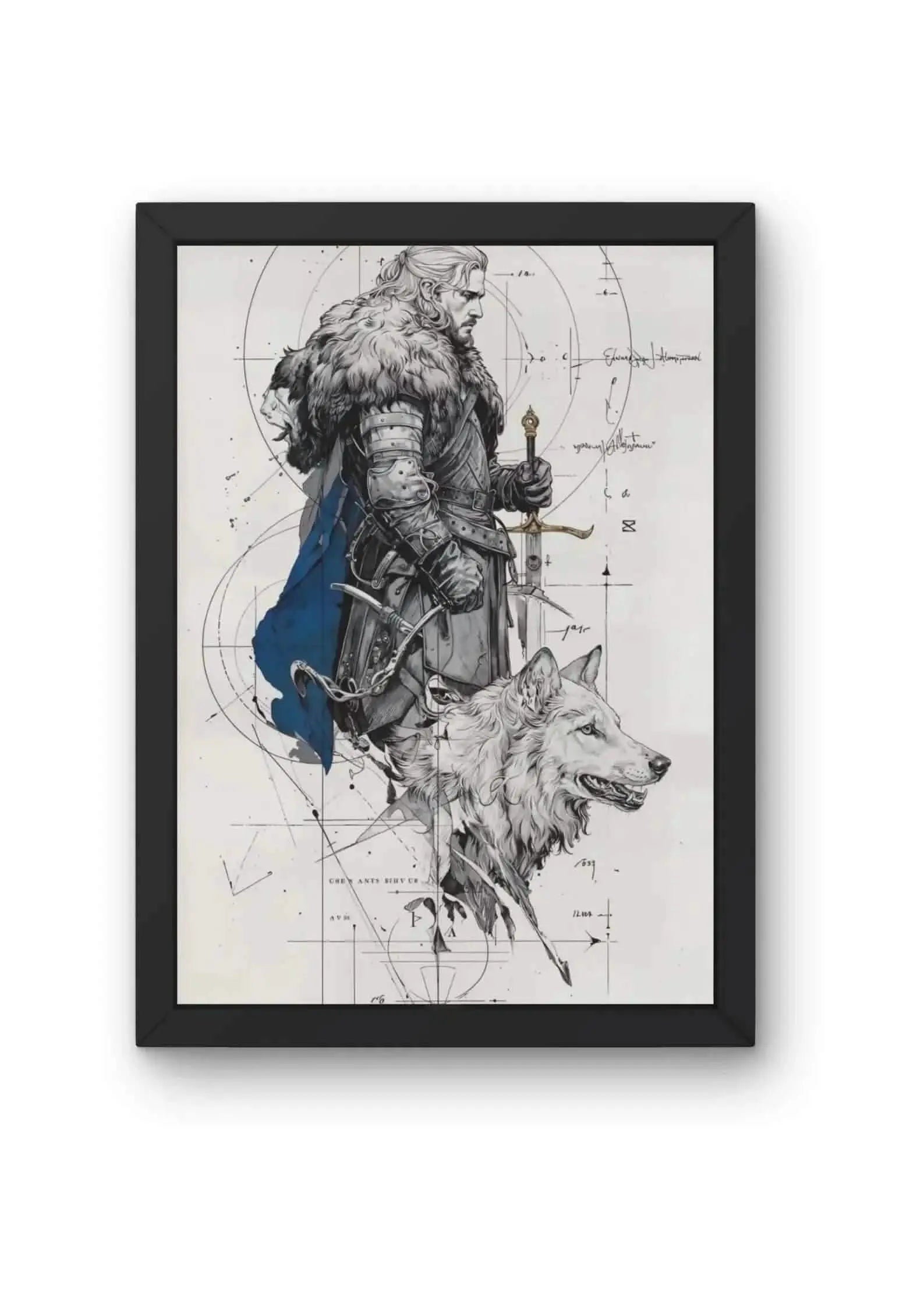 The King in the North (Jon Snow) Poster CLADURE