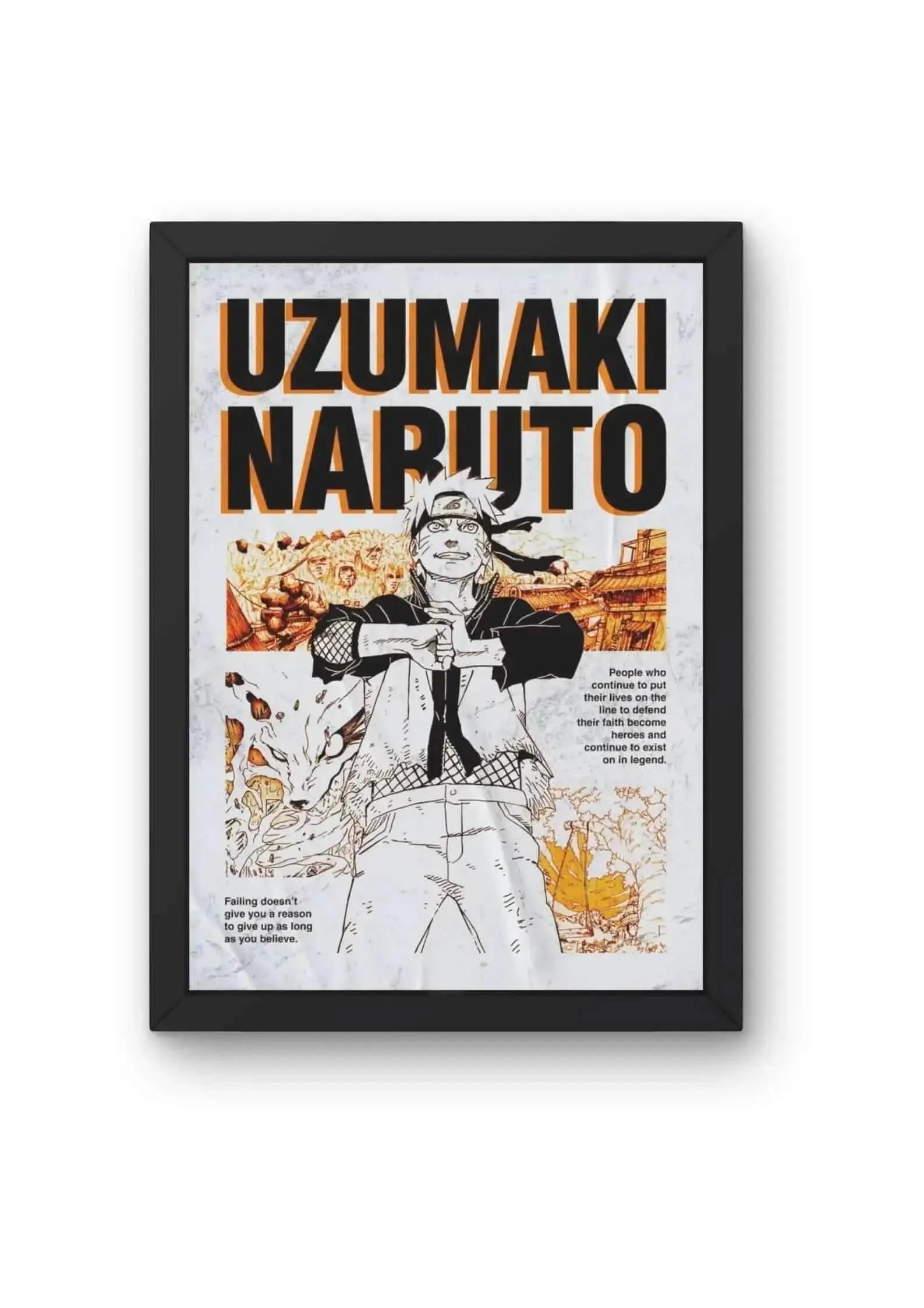 Uzumaki Naruto Anime Poster CLADURE