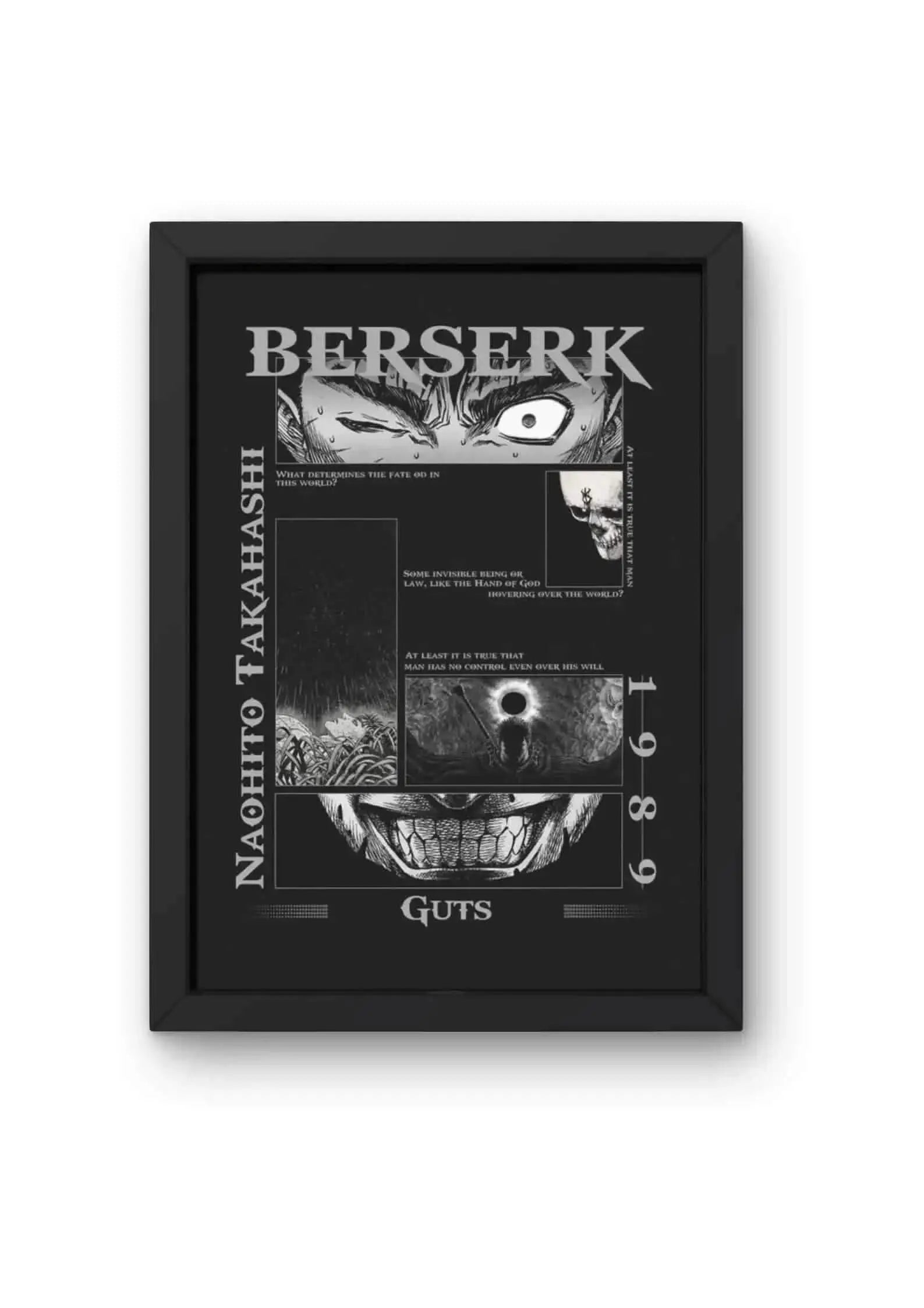 "Berserk" Manga Collage Anime Poster CLADURE