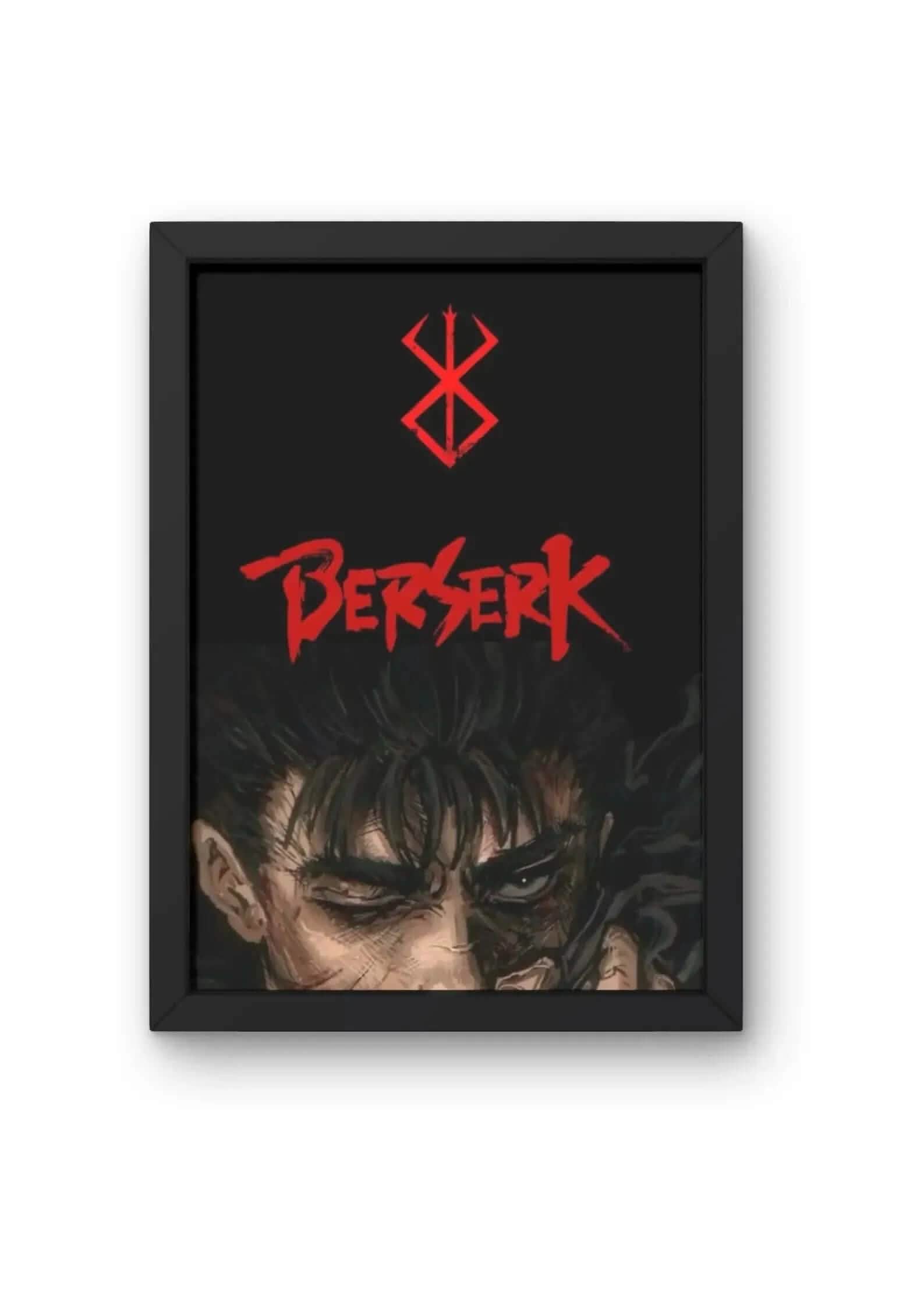 "\"Berserk\" Guts and Brand of Sacrifice Anime Poster CLADURE"