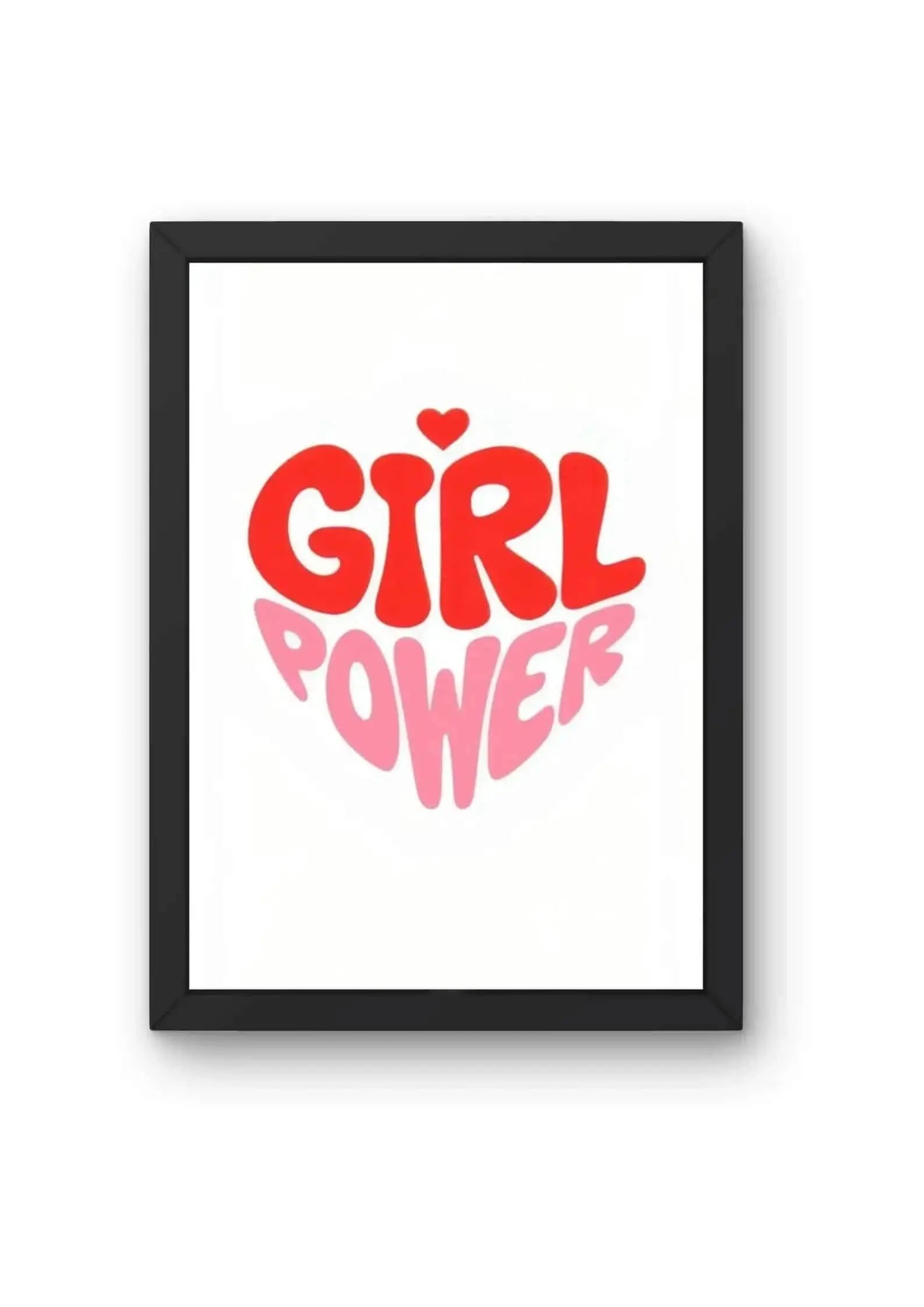 "Girl Power" Heart Poster CLADURE