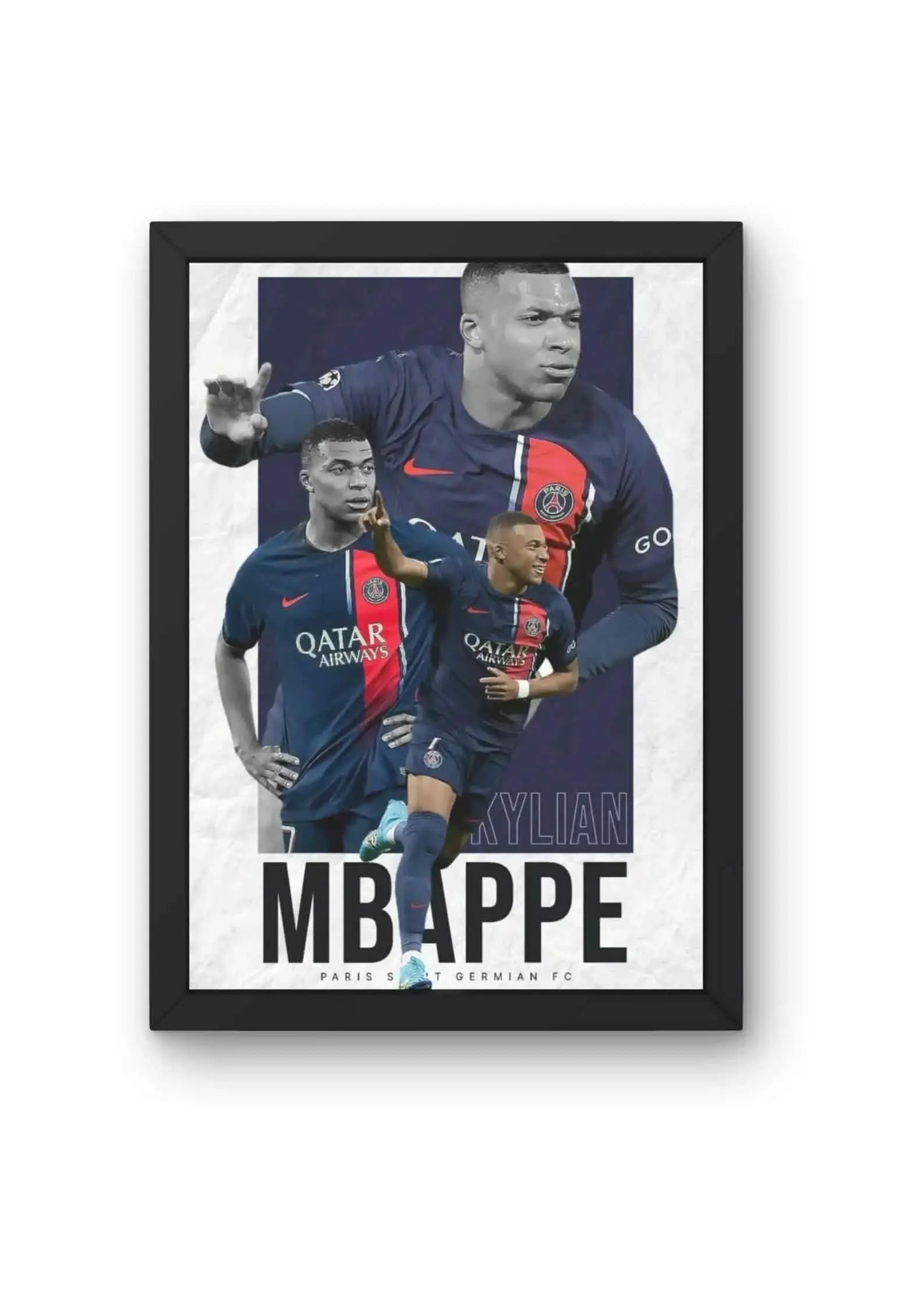 Kylian Mbappé Football Poster CLADURE