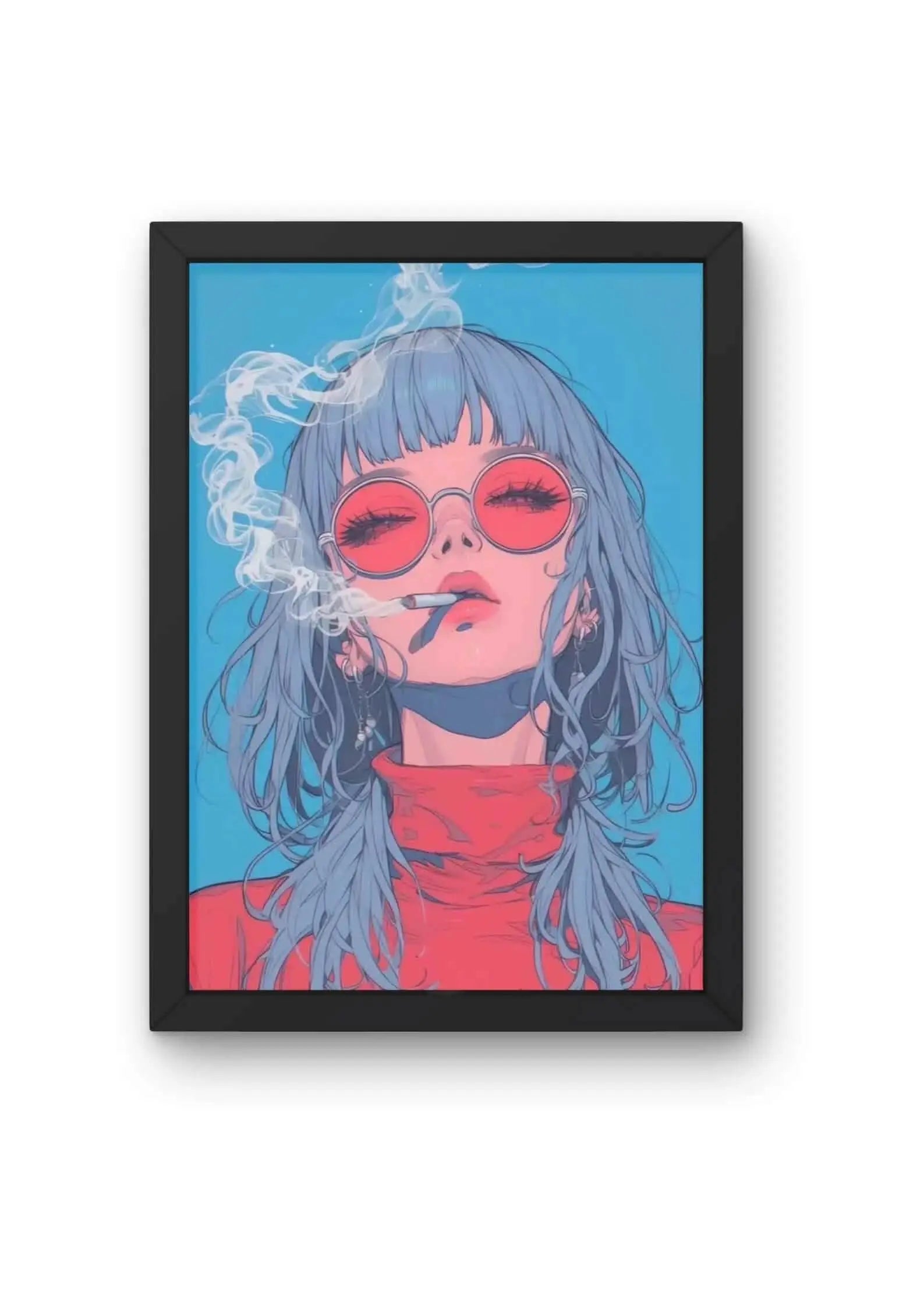 Retro Anime Chill Poster CLADURE