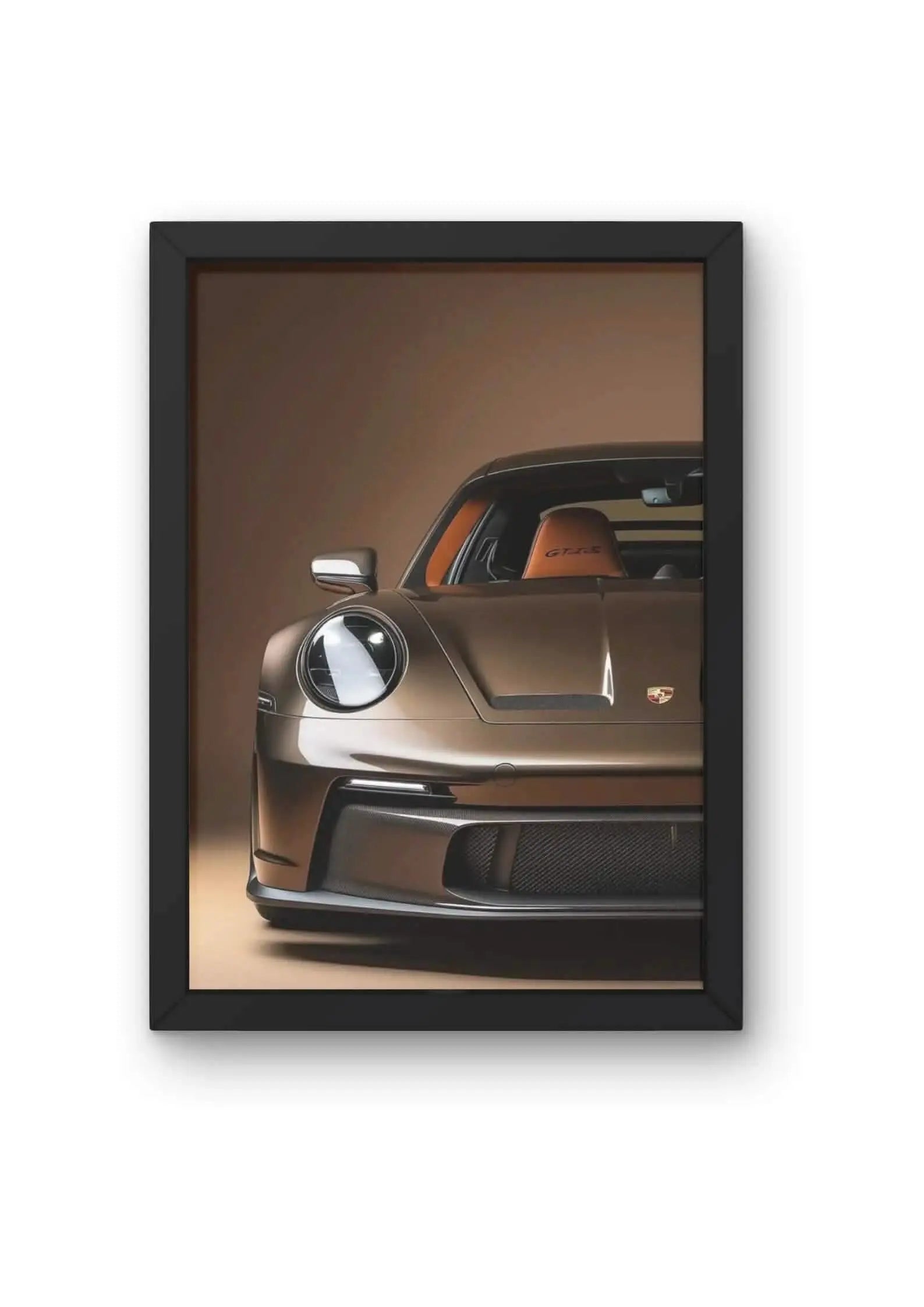 Porsche 911 GT3: Face of Performance Car Poster CLADURE