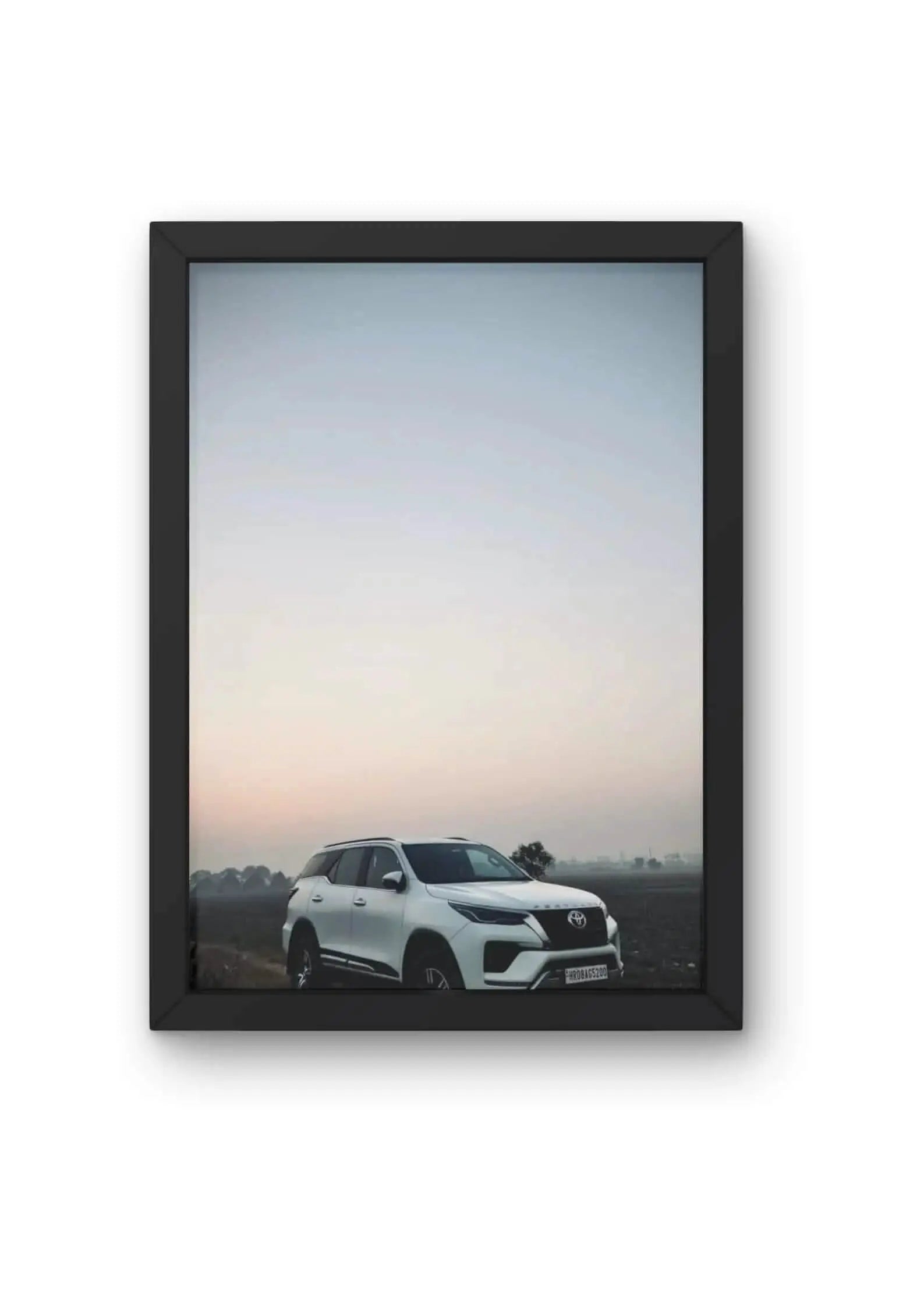 Fortuner at Dusk Car Poster CLADURE