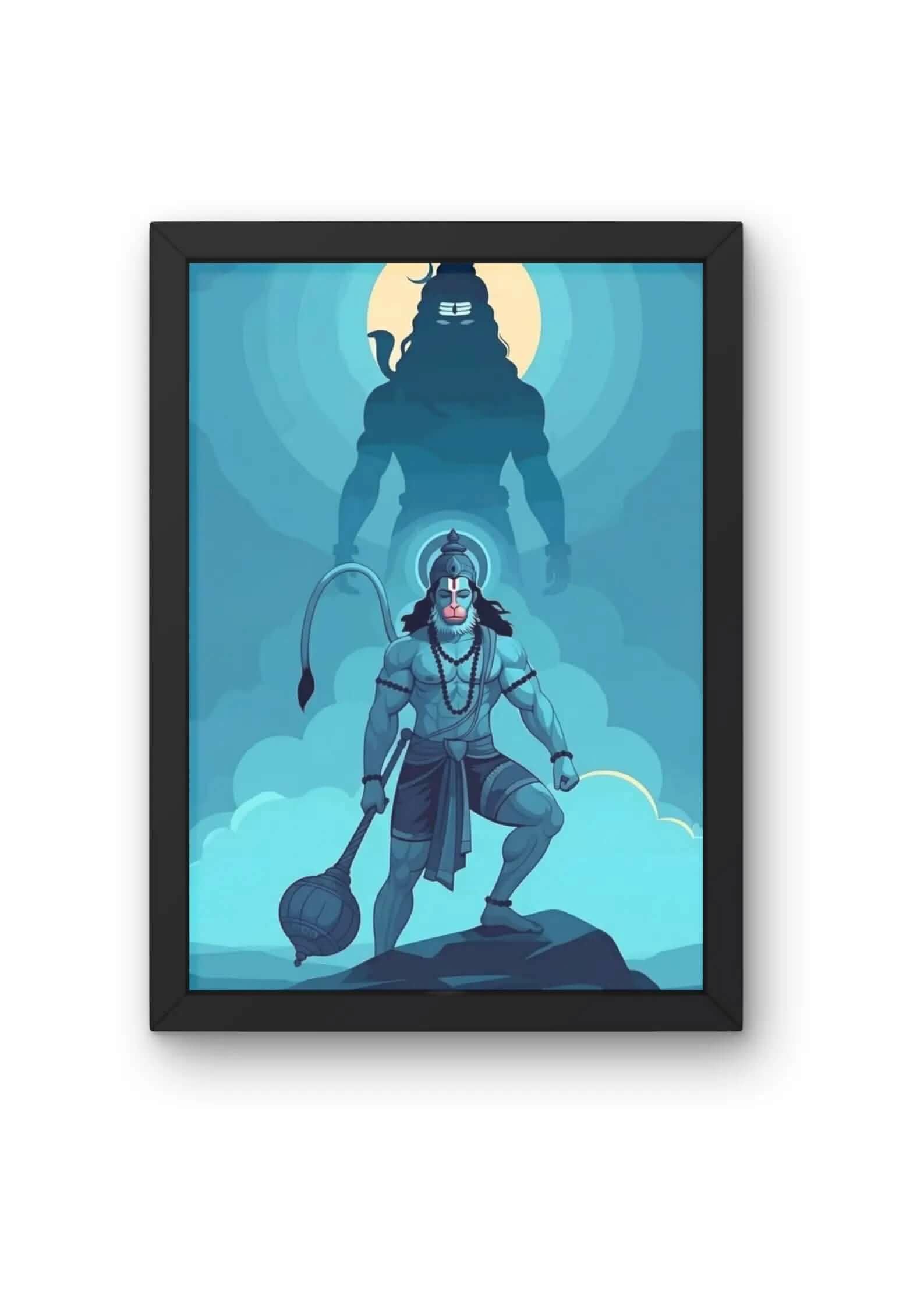 "Rudra's Shadow God Poster product_type CLADURE"