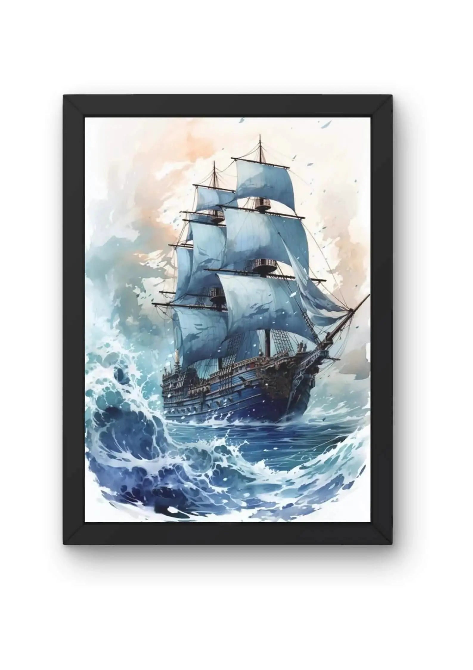Ship in the Swell Poster CLADURE