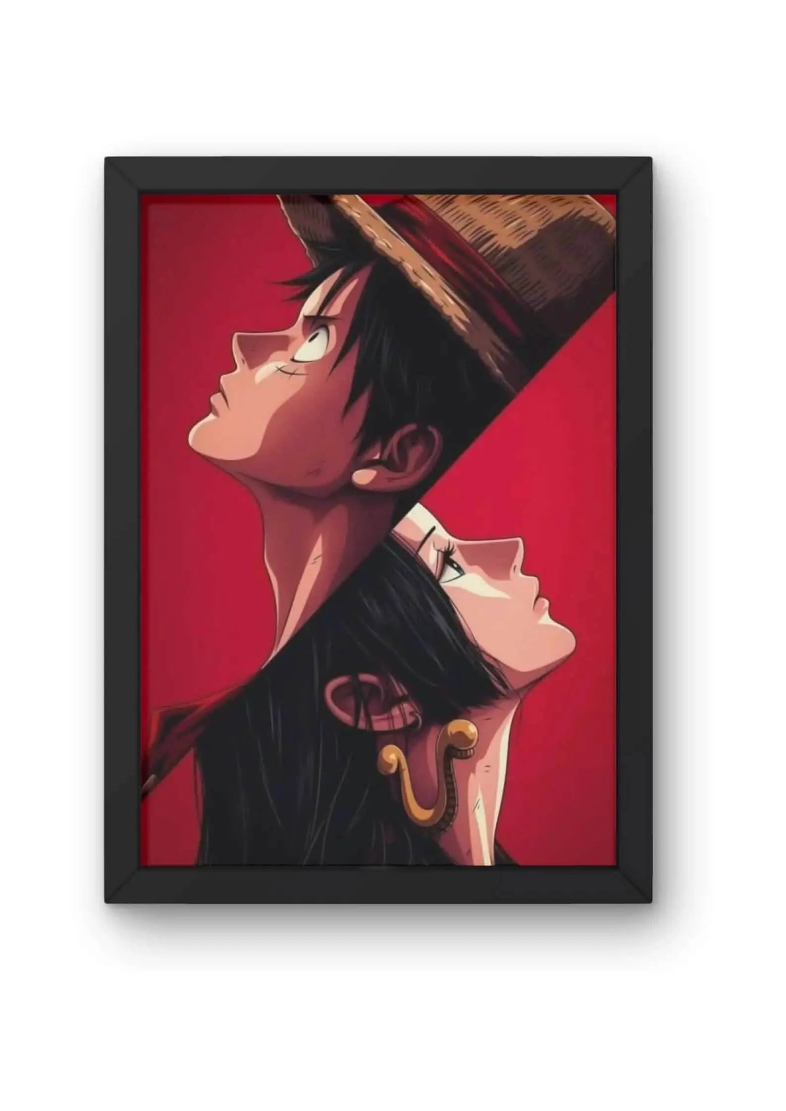 One Piece Luffy and HancockAnime Poster CLADURE