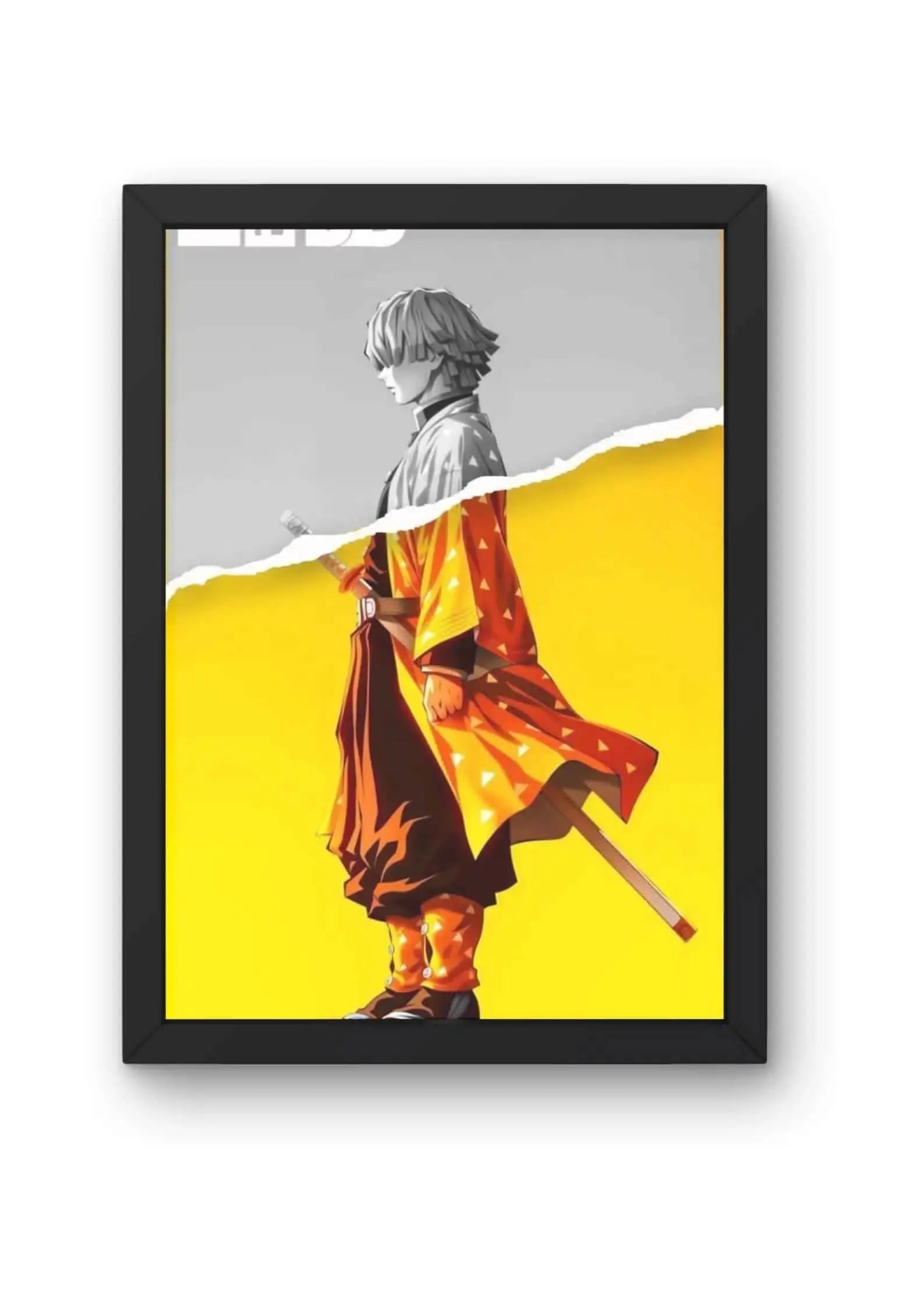 Zenitsu Thunder Breath Anime Poster CLADURE