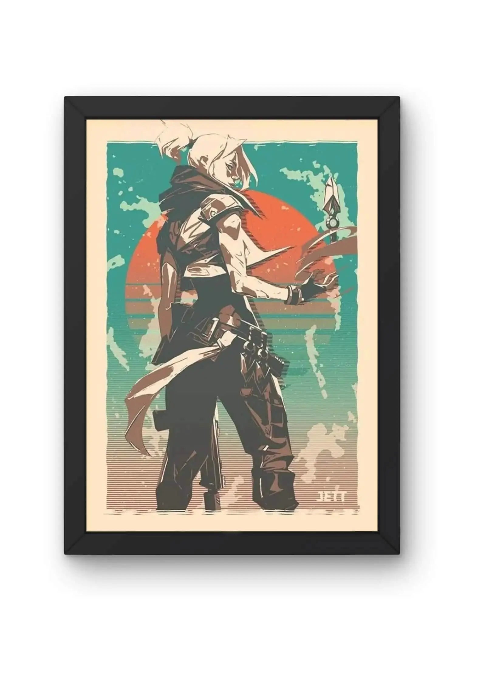 Jett (Valorant) Game Poster CLADURE