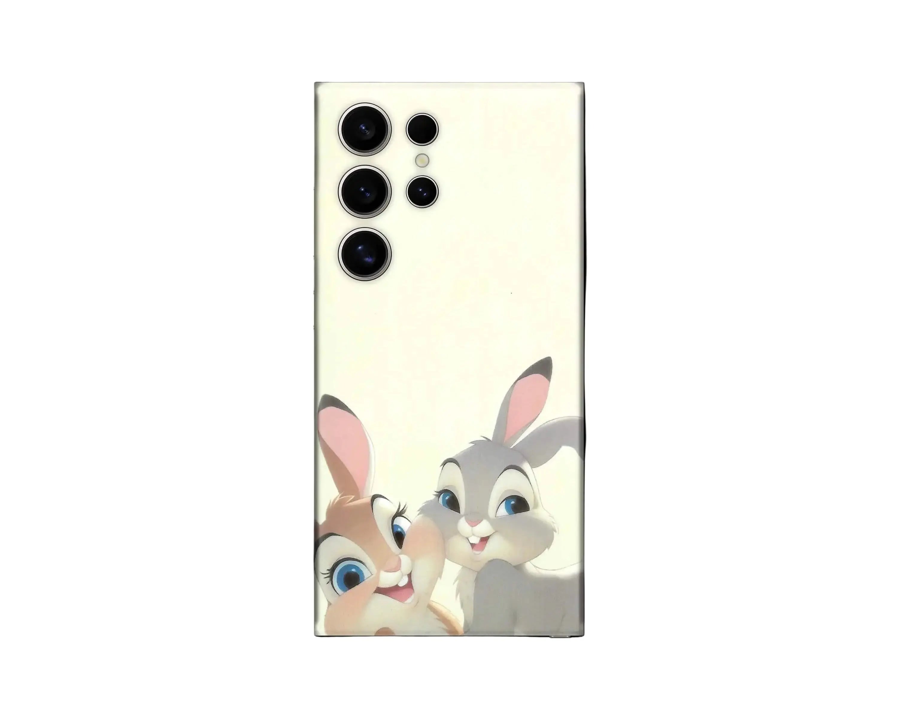Cute Bunny Couple – Aesthetic Mobile Back Skin CLADURE