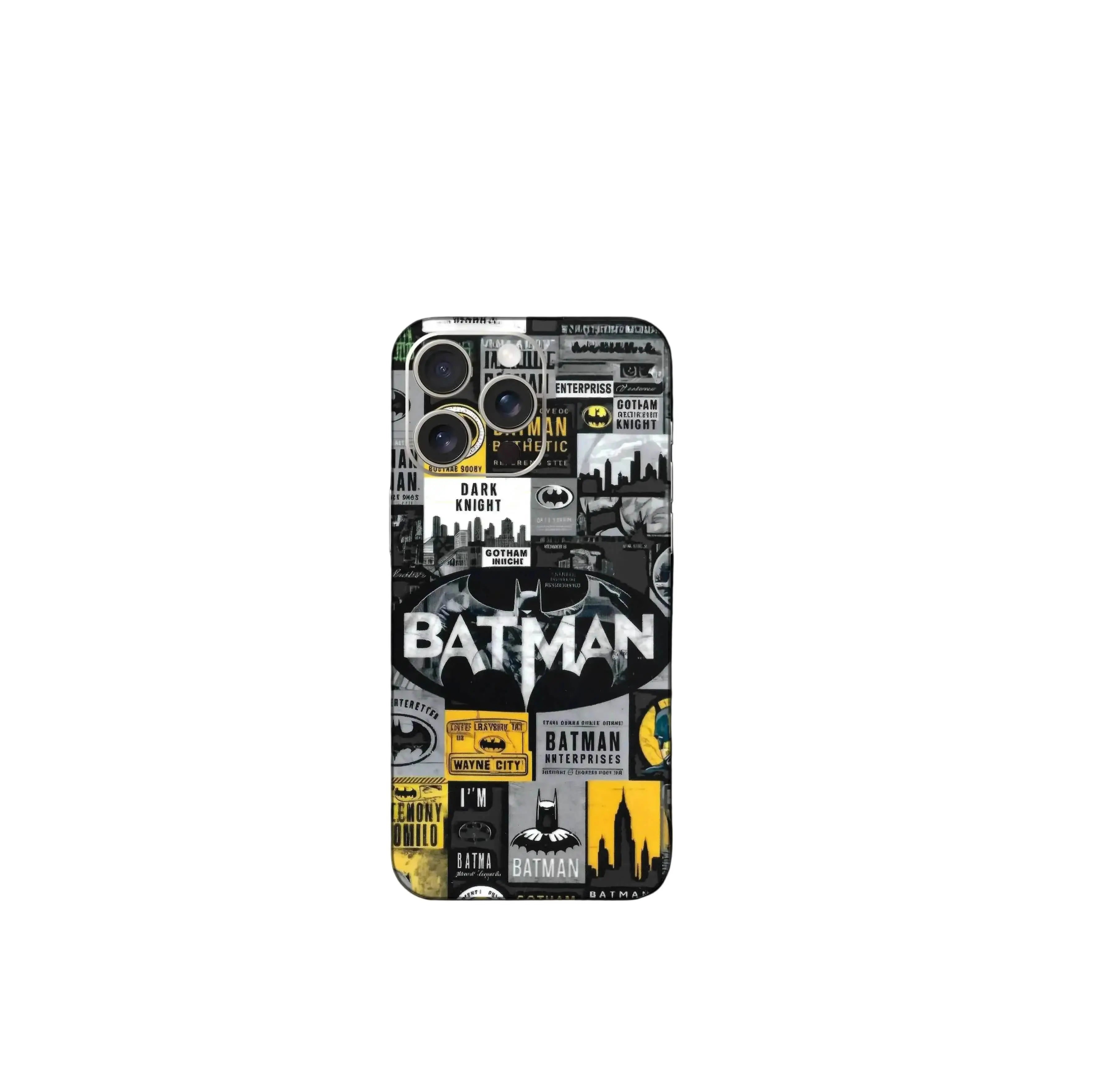 Comic Style Batman – Superhero Mobile Back Skin CLADURE