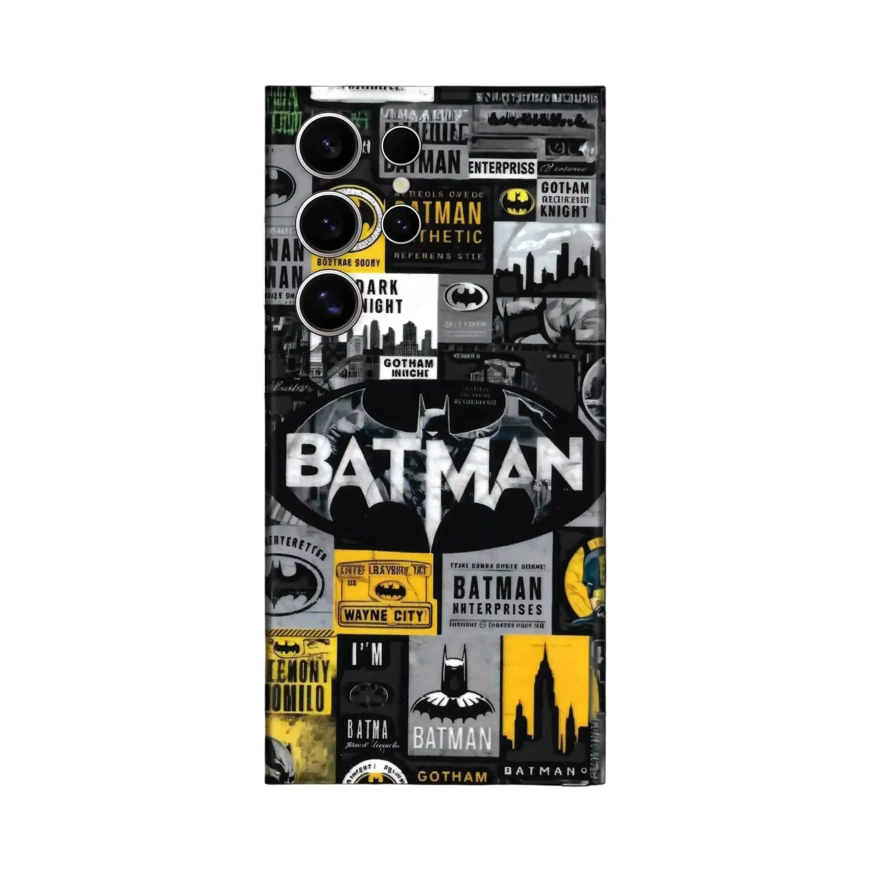 Comic Style Batman – Superhero Mobile Back Skin CLADURE