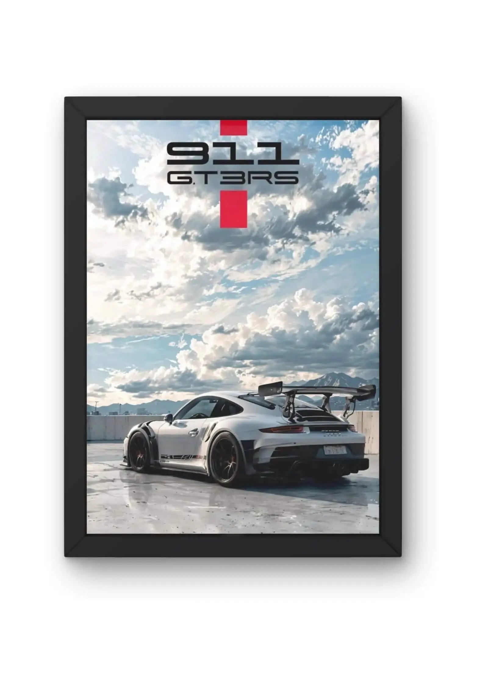 Porsche 911 GT3 RS Car Poster CLADURE