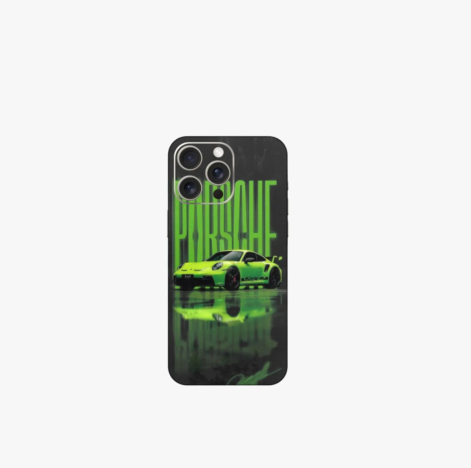 Green Porsche 911 – Luxury Performance Mobile Back Skin CLADURE