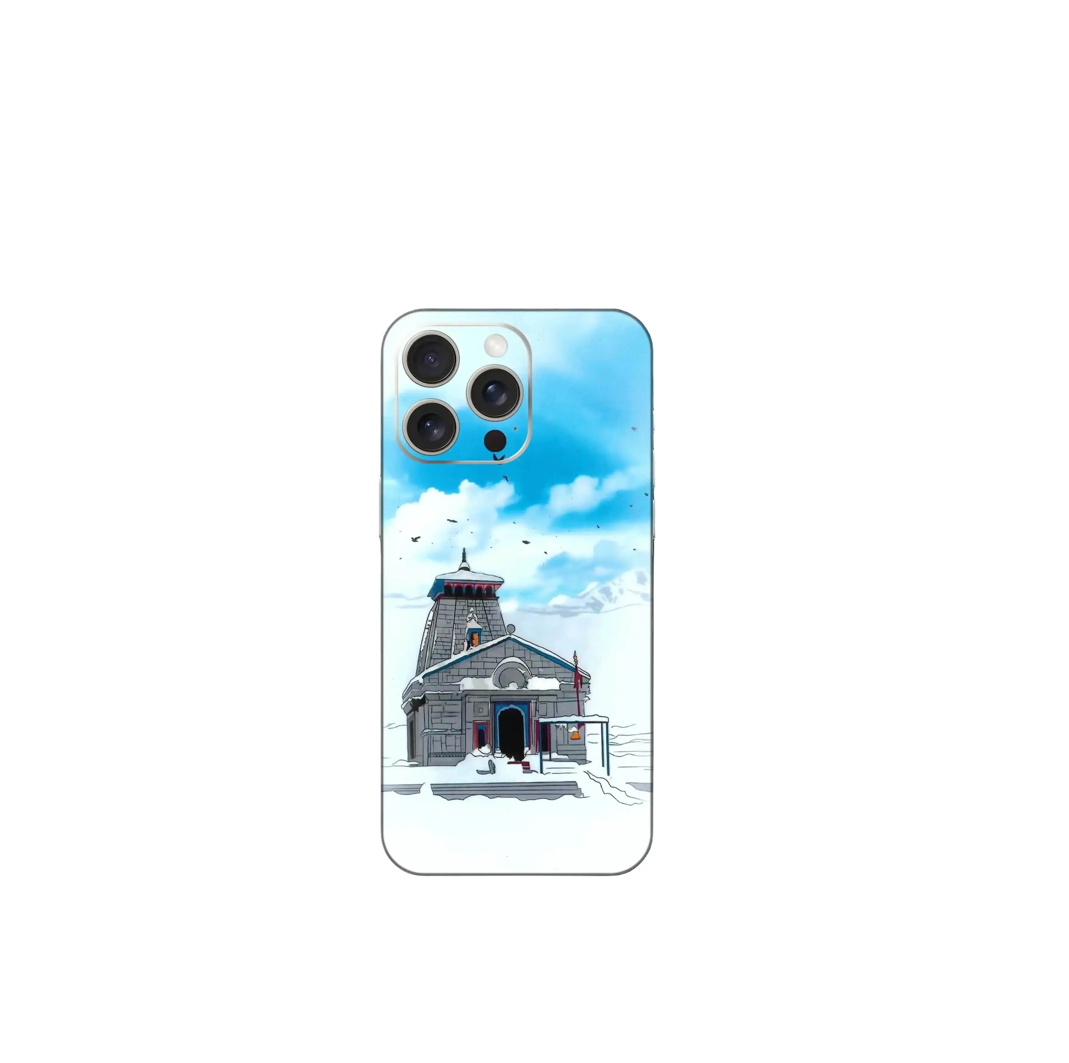 Kedarnath Temple – Devotional Mobile Back Skin CLADURE