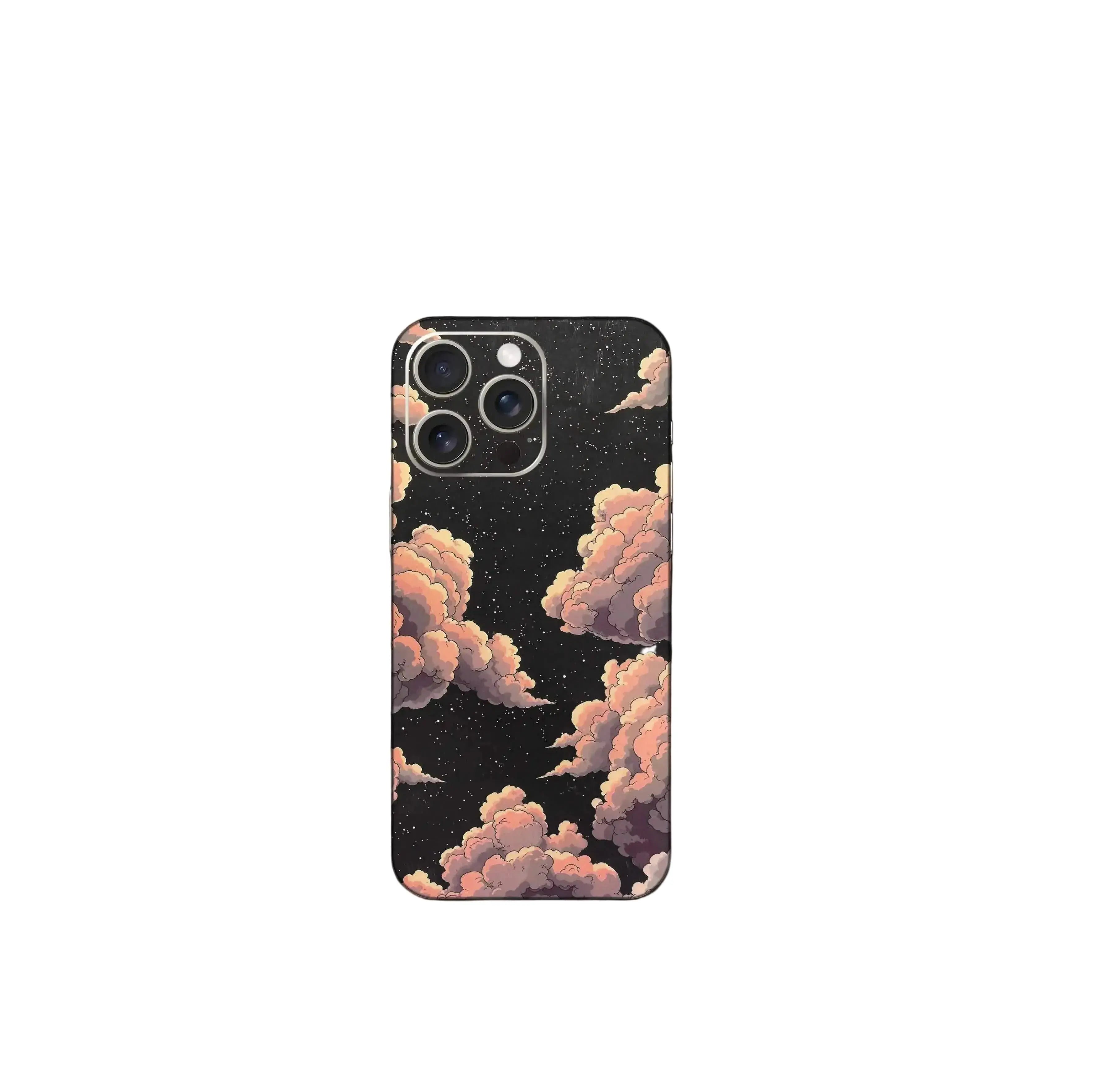 Night Sky Clouds – Aesthetic Mobile Back Skin CLADURE