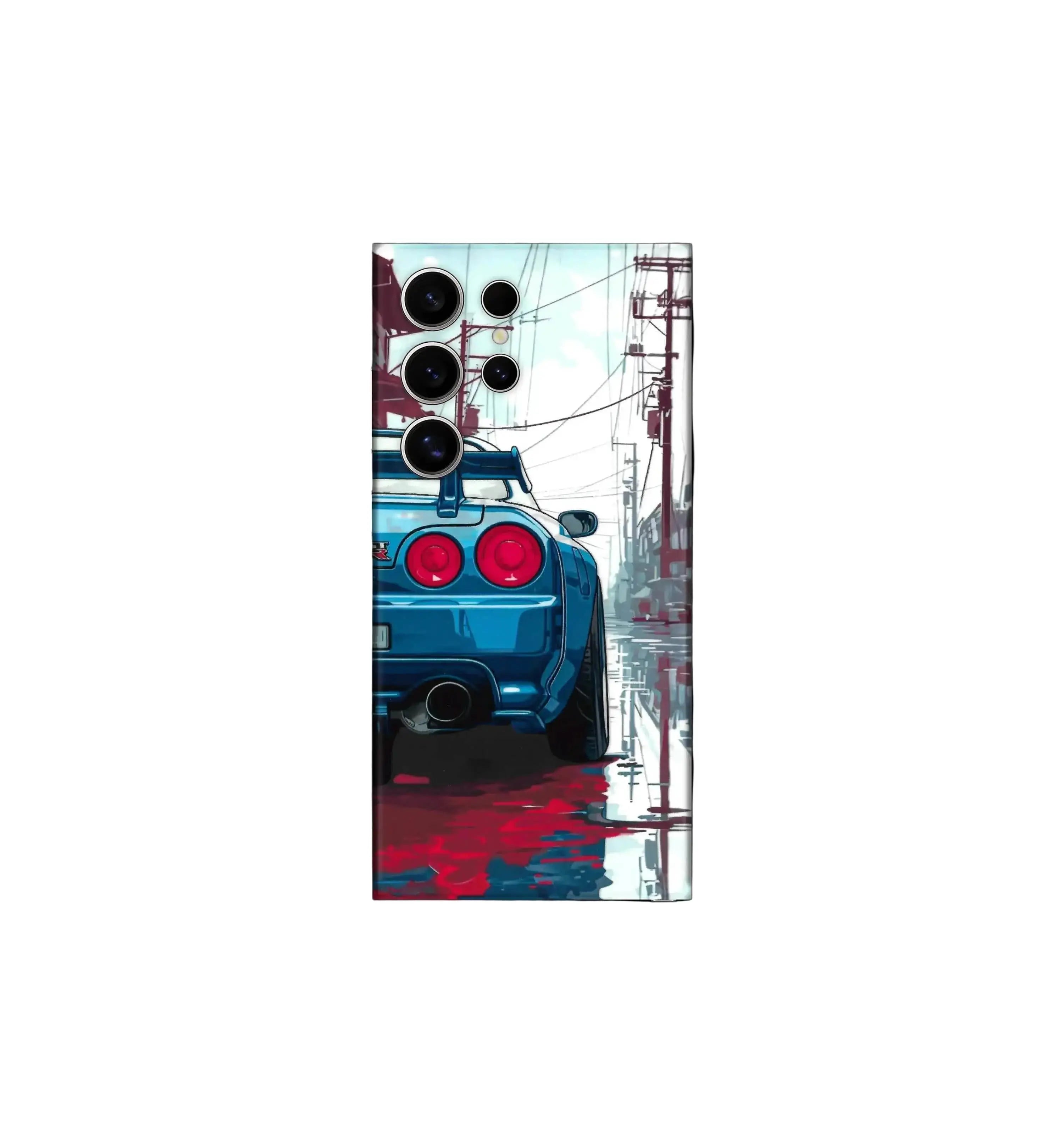 Nissan GTR Street Art – Performance Mobile Back Skin CLADURE
