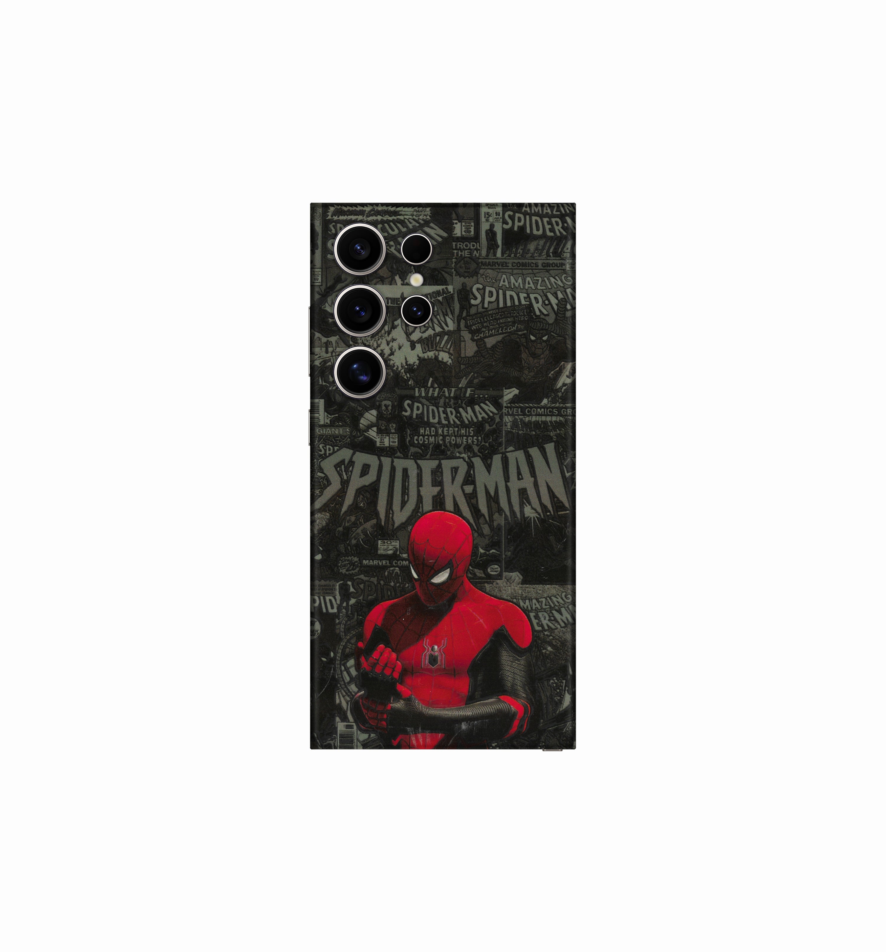Spiderman Black Background - Superhero Mobile Skin CLADURE Phone Skin