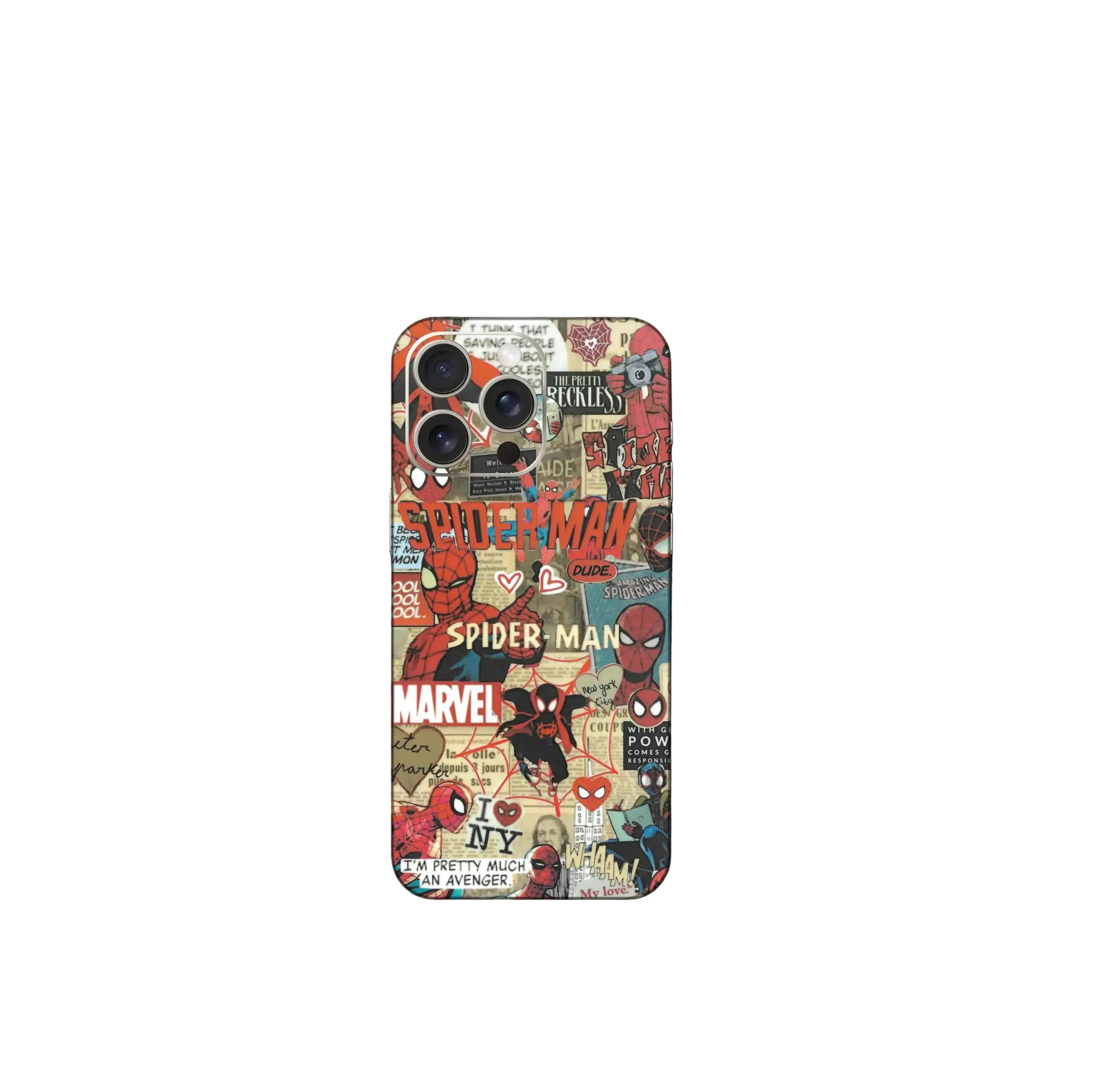 Spiderman Iconic Spidey – Superhero Phone Skin & Mobile Wrap CLADURE