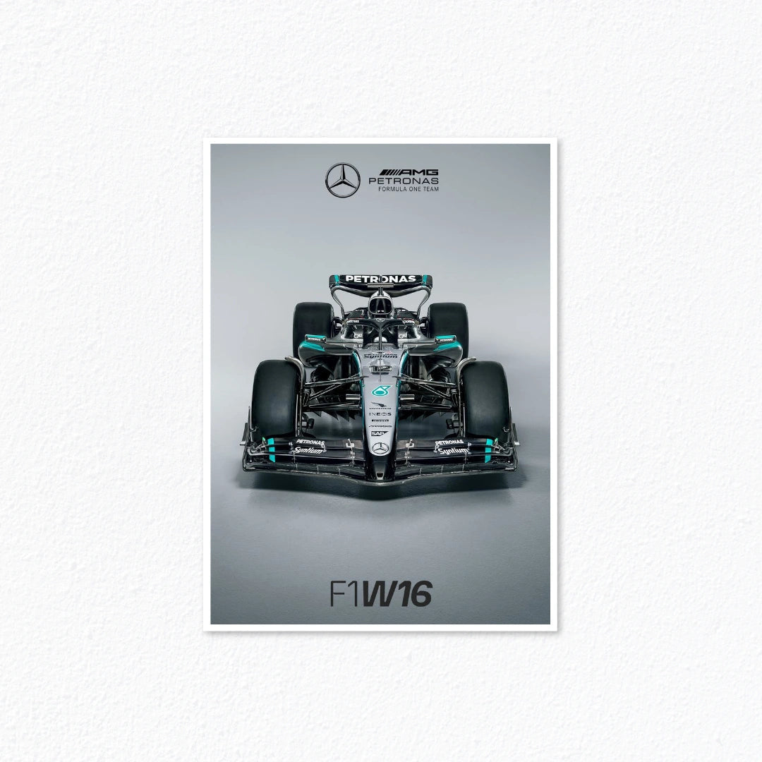 Mercedes-AMG Petronas F1 W16 Front View Cladure