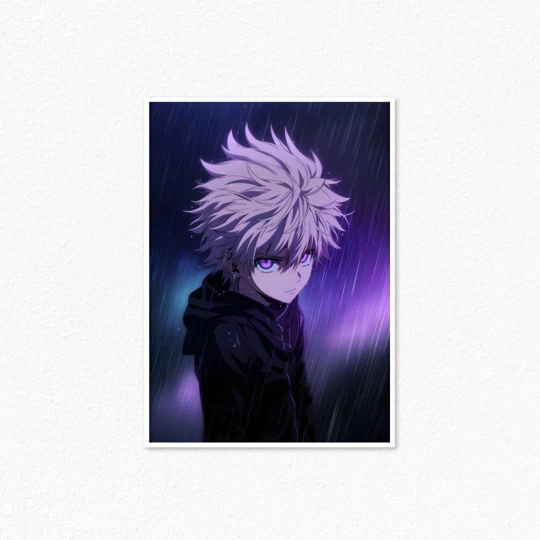 Killua Zoldyck (Hunter x Hunter) Rain Poster Cladure