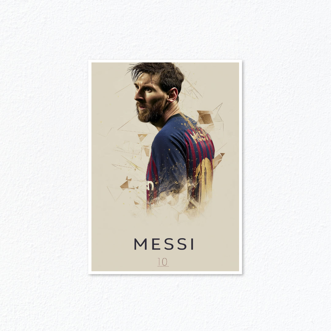 The Barcelona Legend – Lionel Messi Football Poster