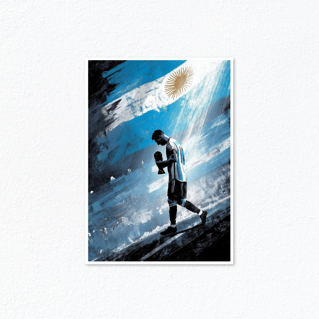 Argentina – Lionel Messi Football Poster