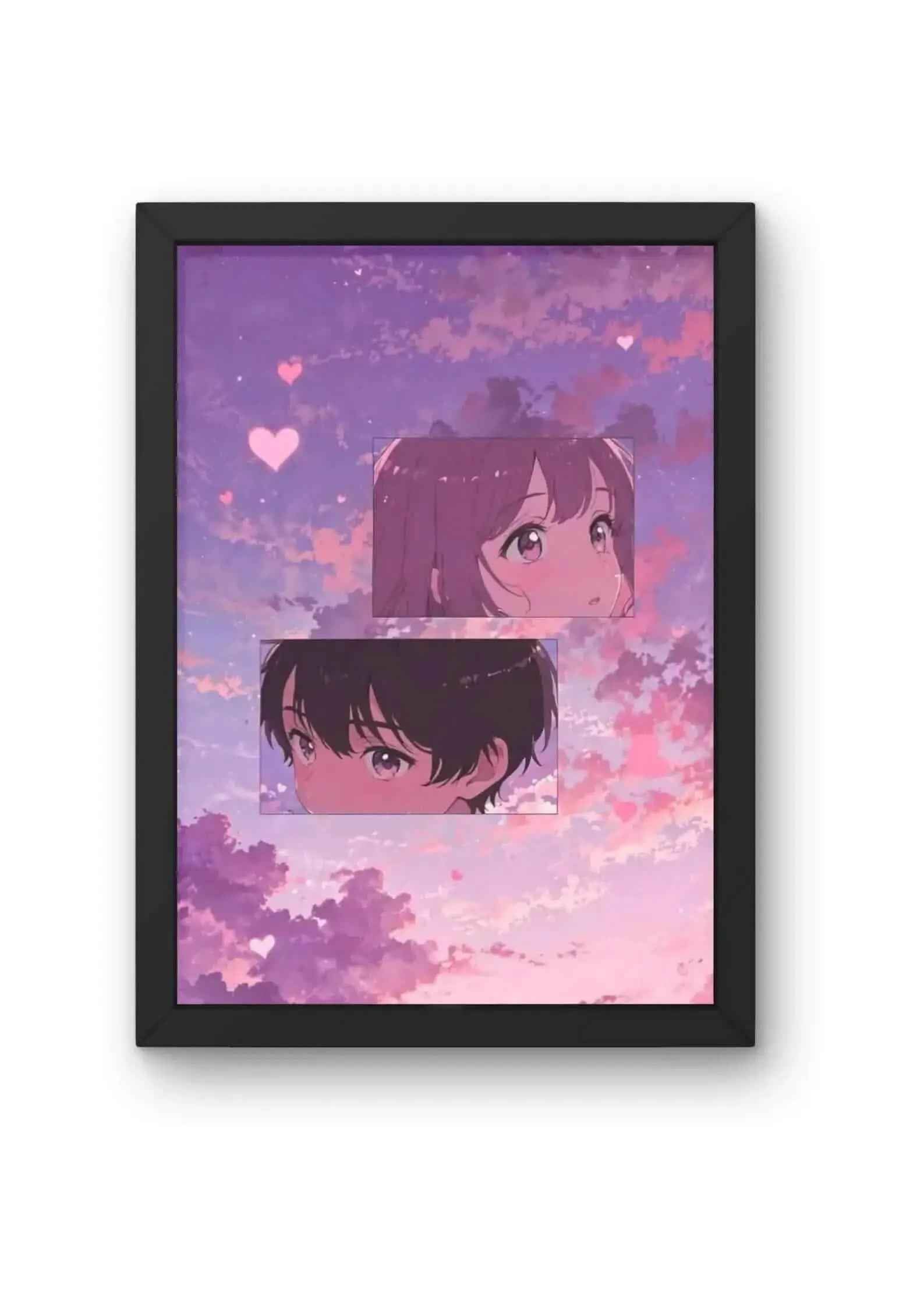 Love in a Pastel Sky Poster