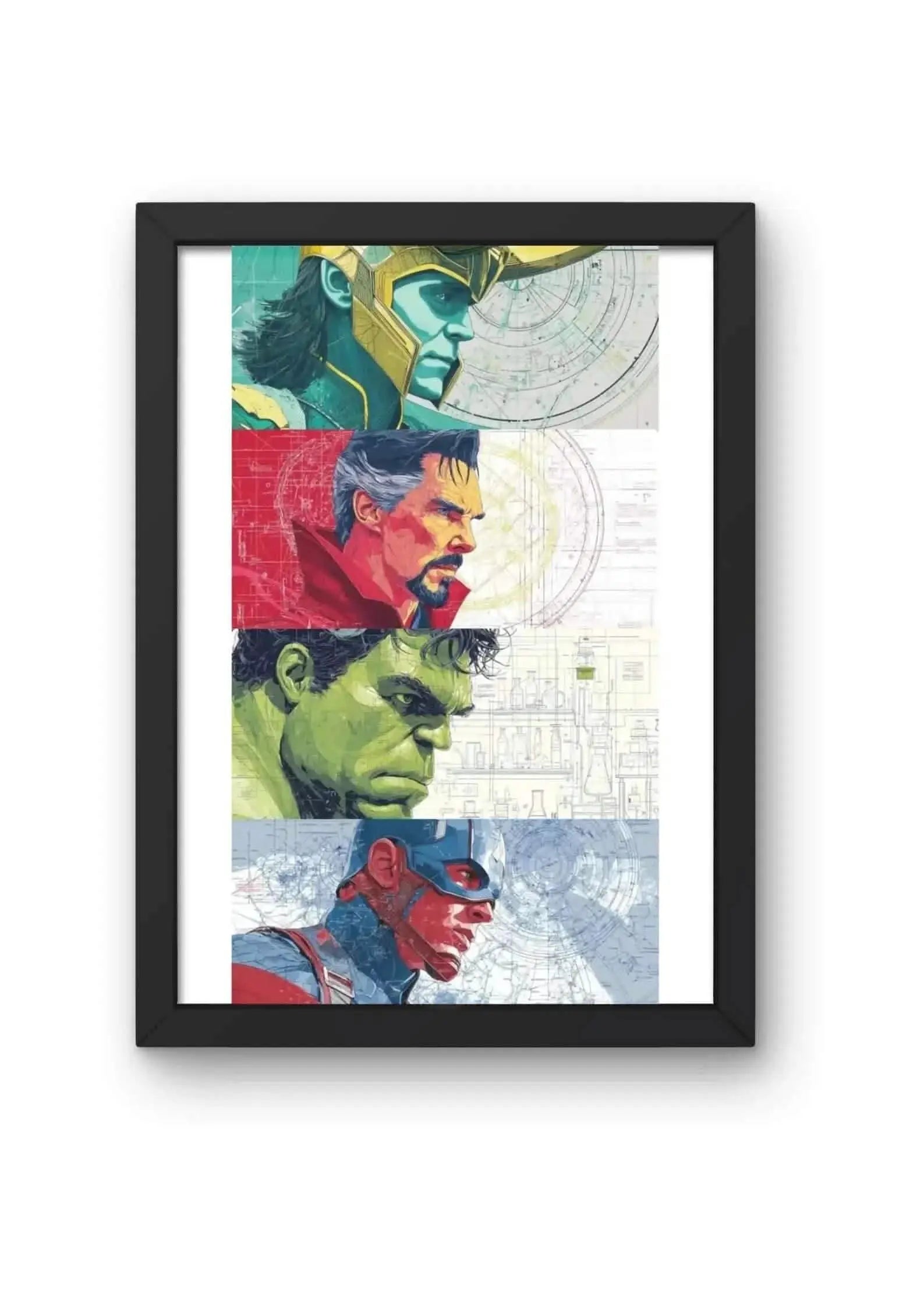 Marvel Character Schematics Poster CLADURE