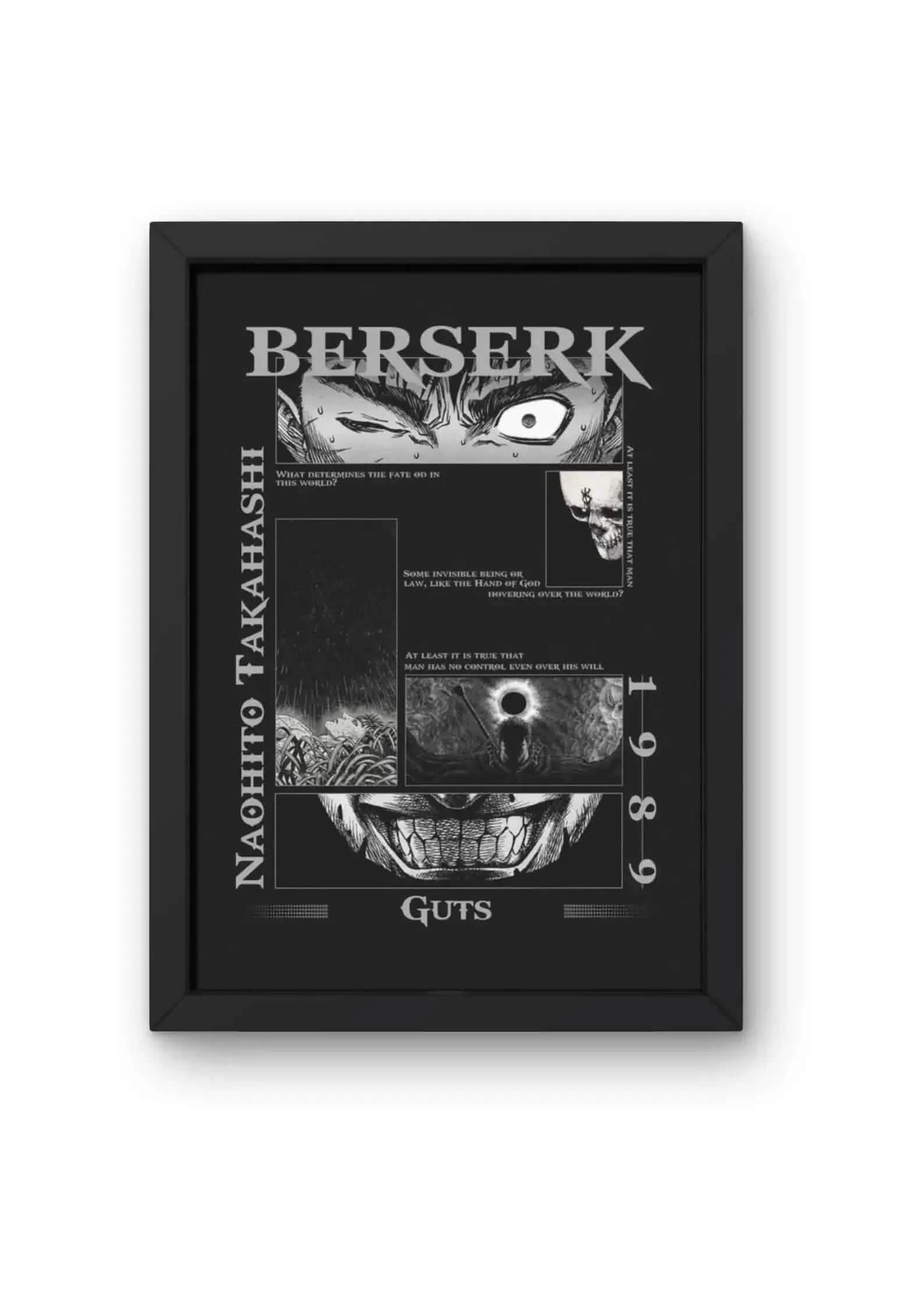 "\"Berserk\" Manga Collage Anime Poster  CLADURE"