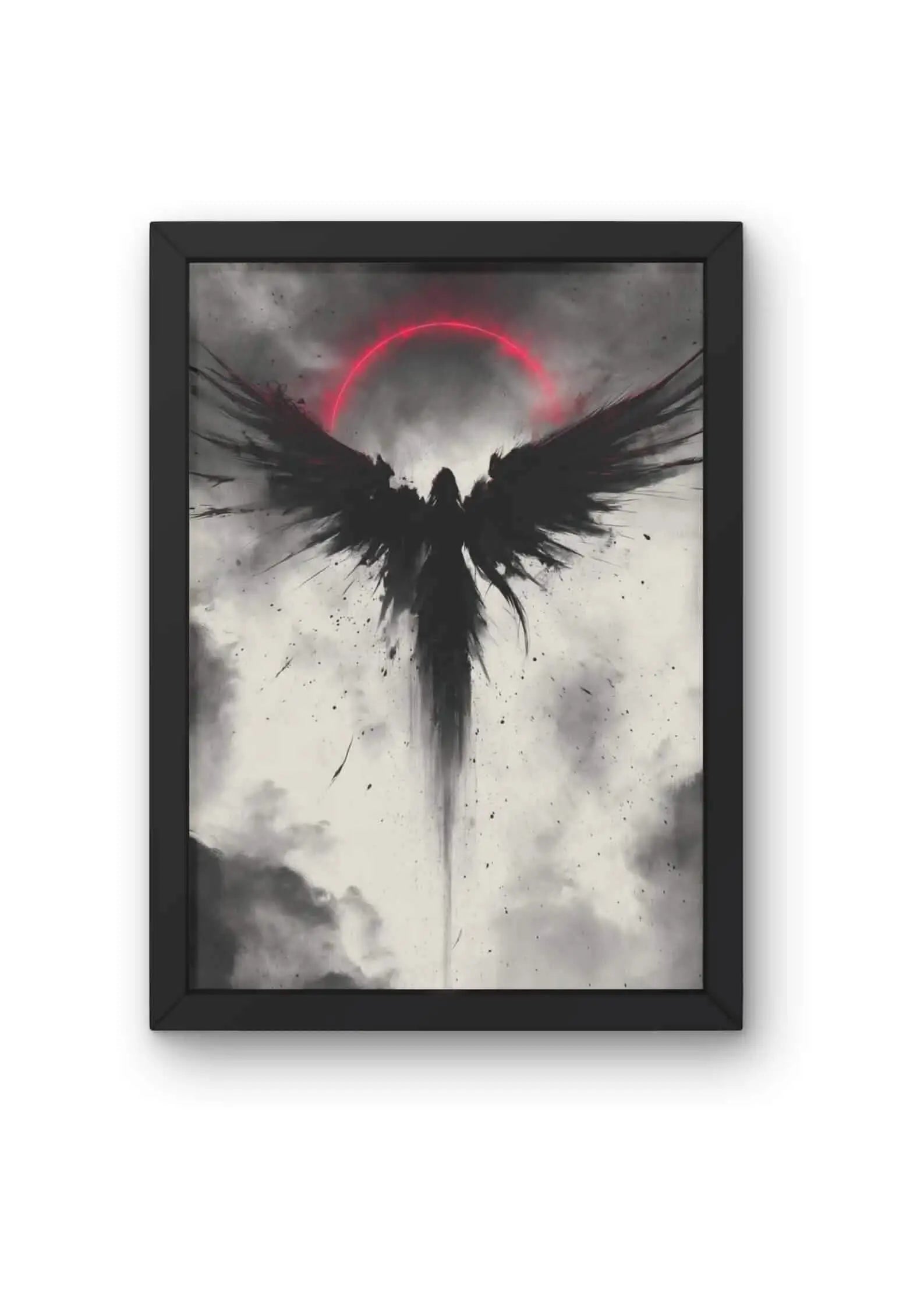 Fallen Angel's Crimson Halo Poster CLADURE
