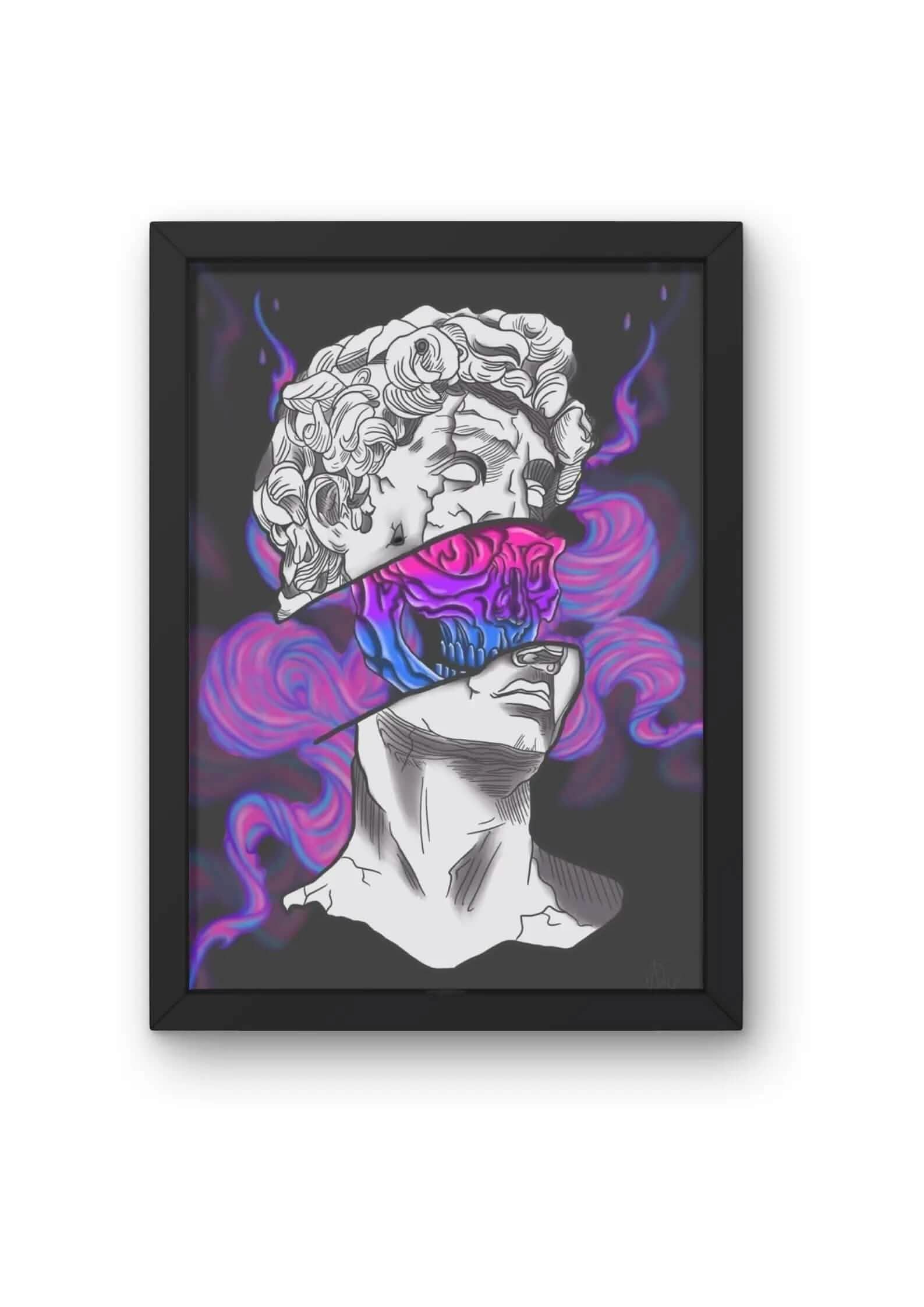 "Vaporwave Anatomy Poster product_type CLADURE"
