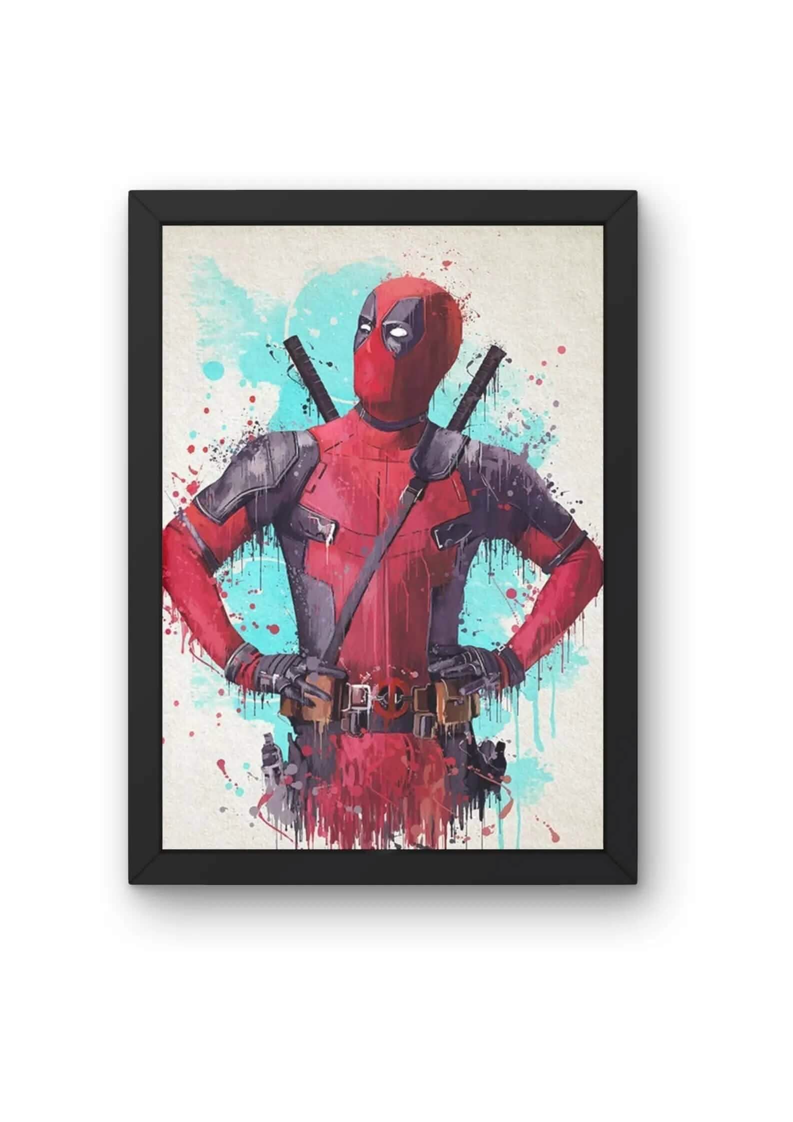 "The Merc with a Splash Marvel Poster product_type CLADURE"