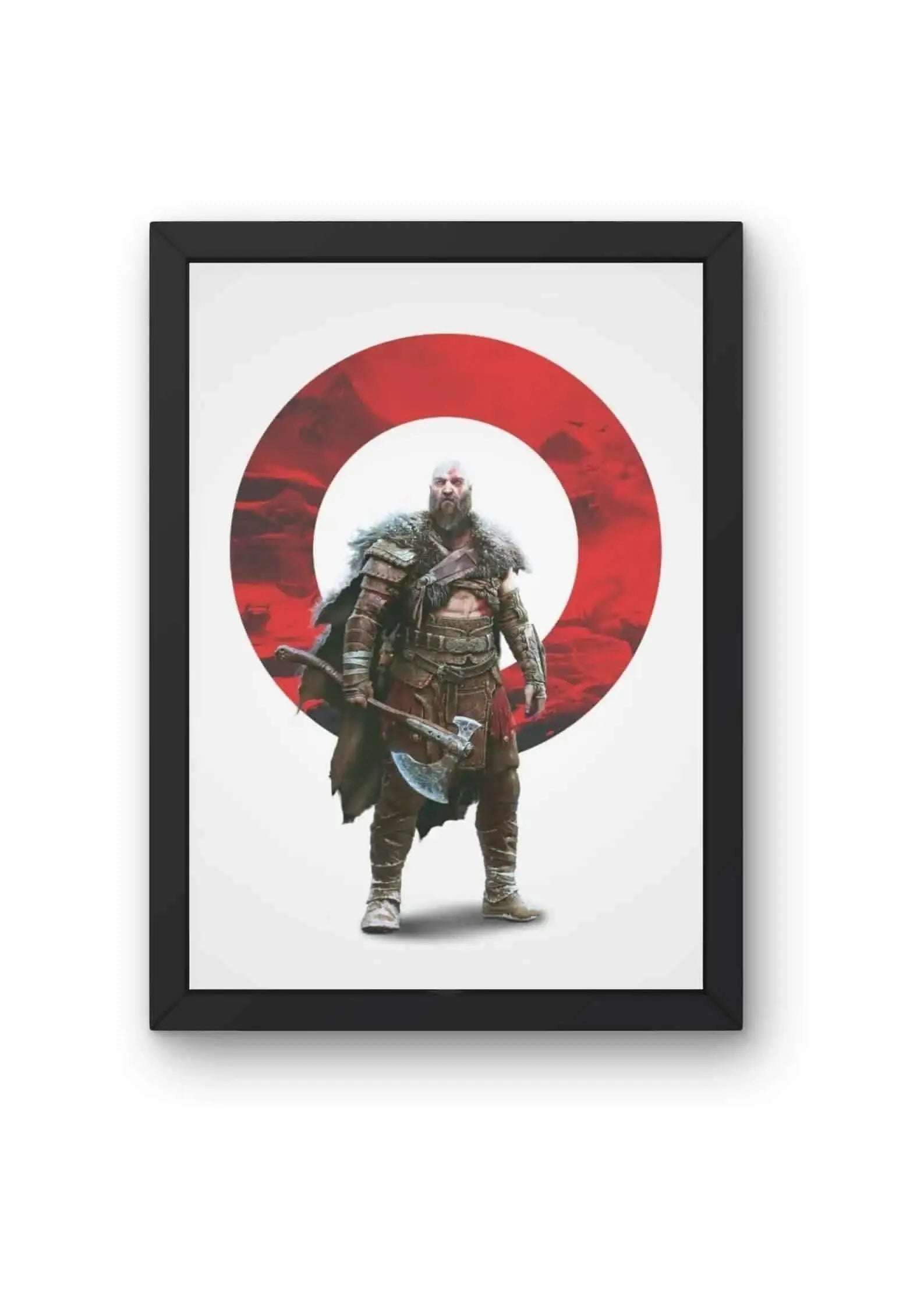 Kratos: The God of War Game Poster CLADURE