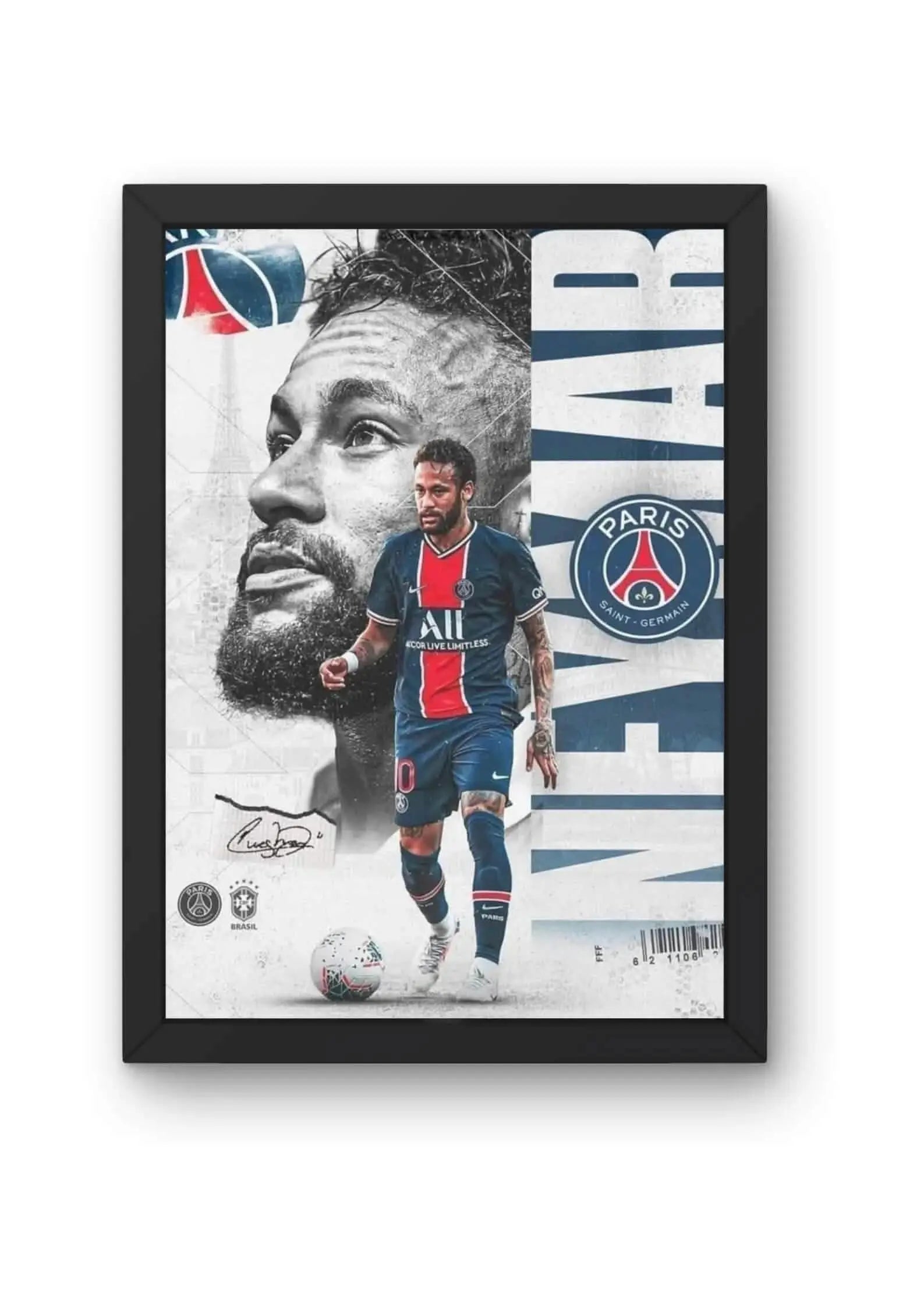 Neymar Jr : The Brazilian Magician Poster CLADURE