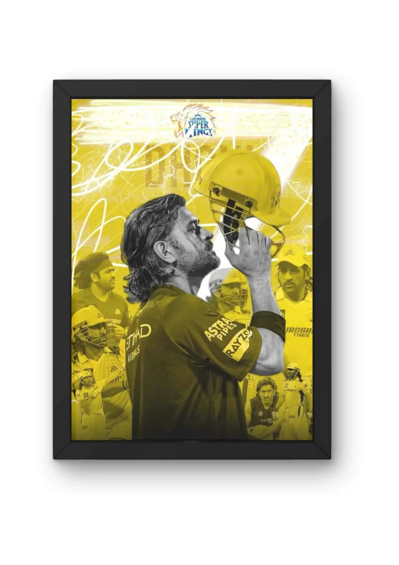 Dhoni: The Yellow Emperor Poster CLADURE