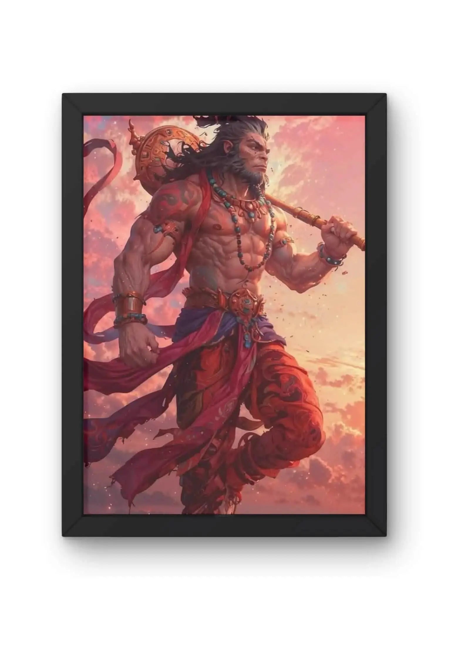 Lord Hanuman God Poster CLADURE