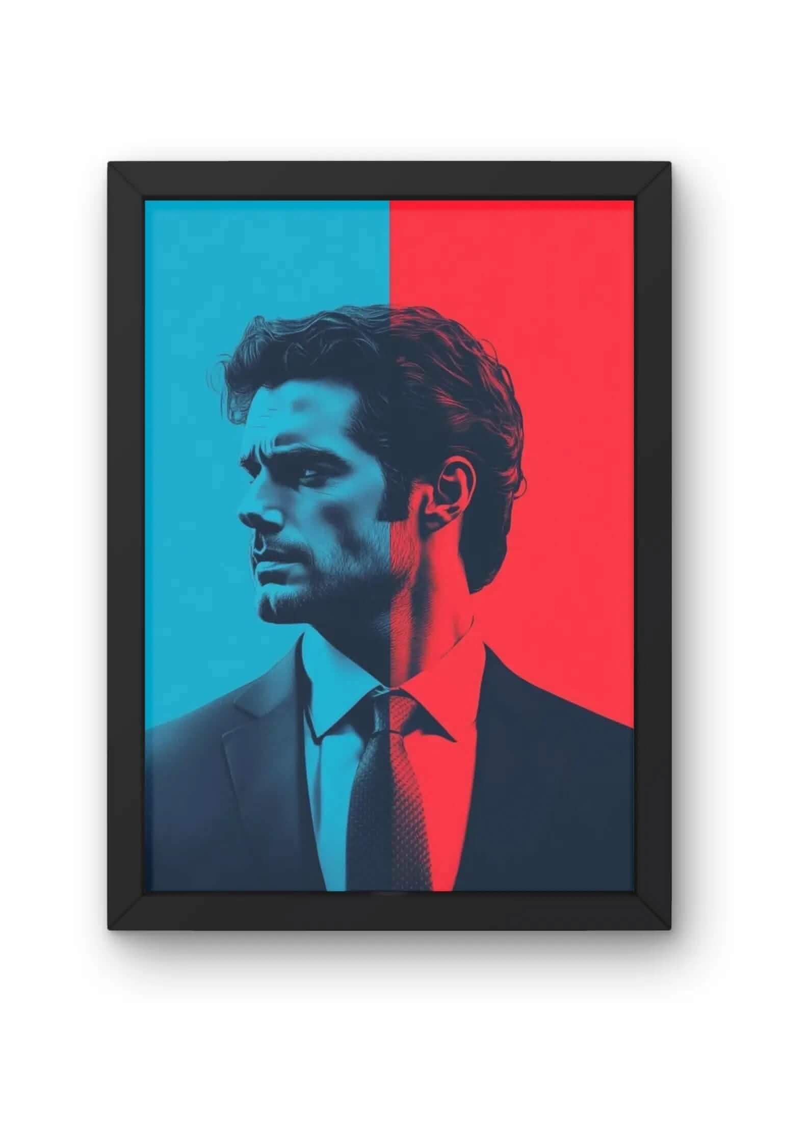 "The Superman Split DC Poster product_type CLADURE"