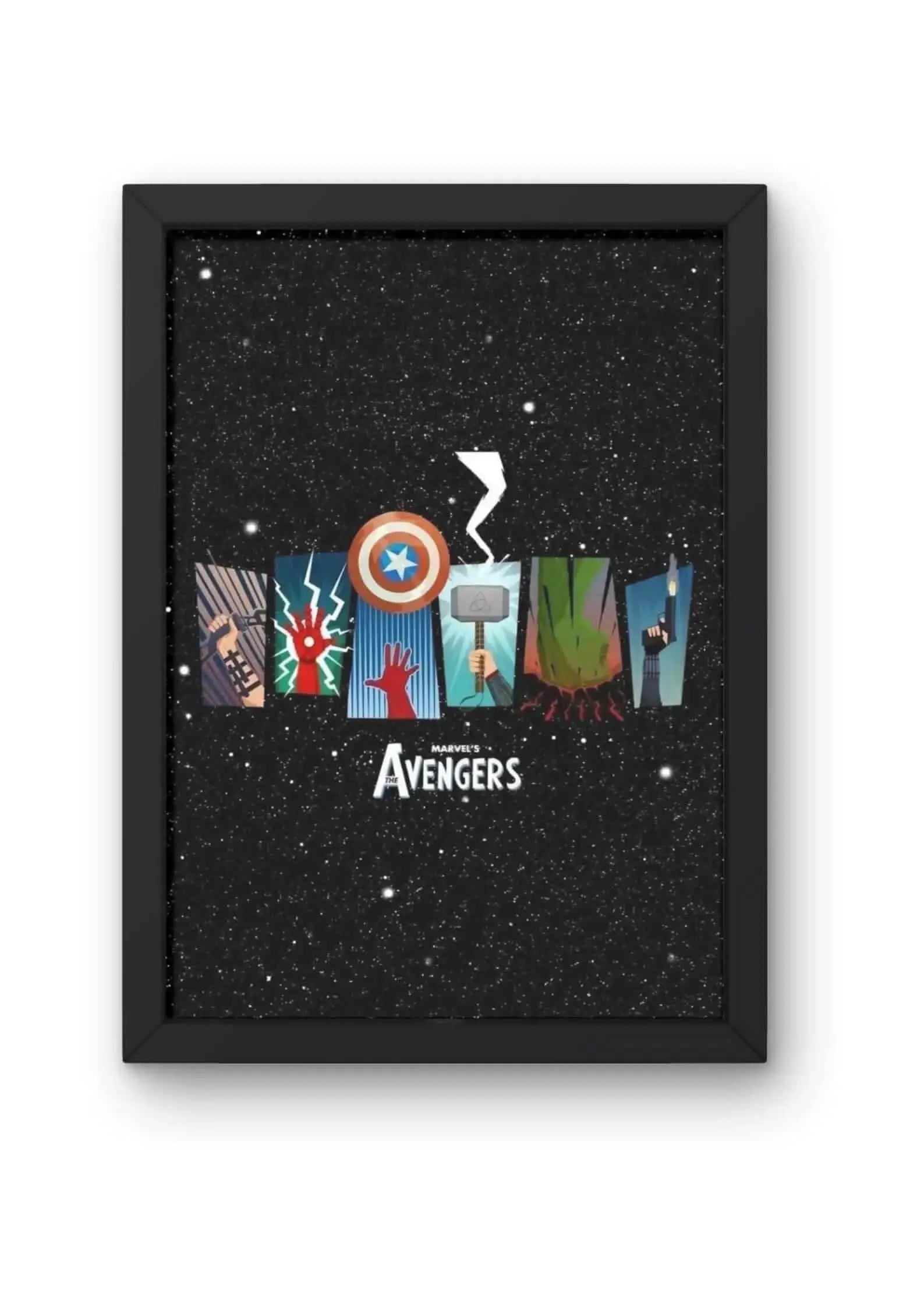 Marvel's Avengers Logo Art Poster CLADURE