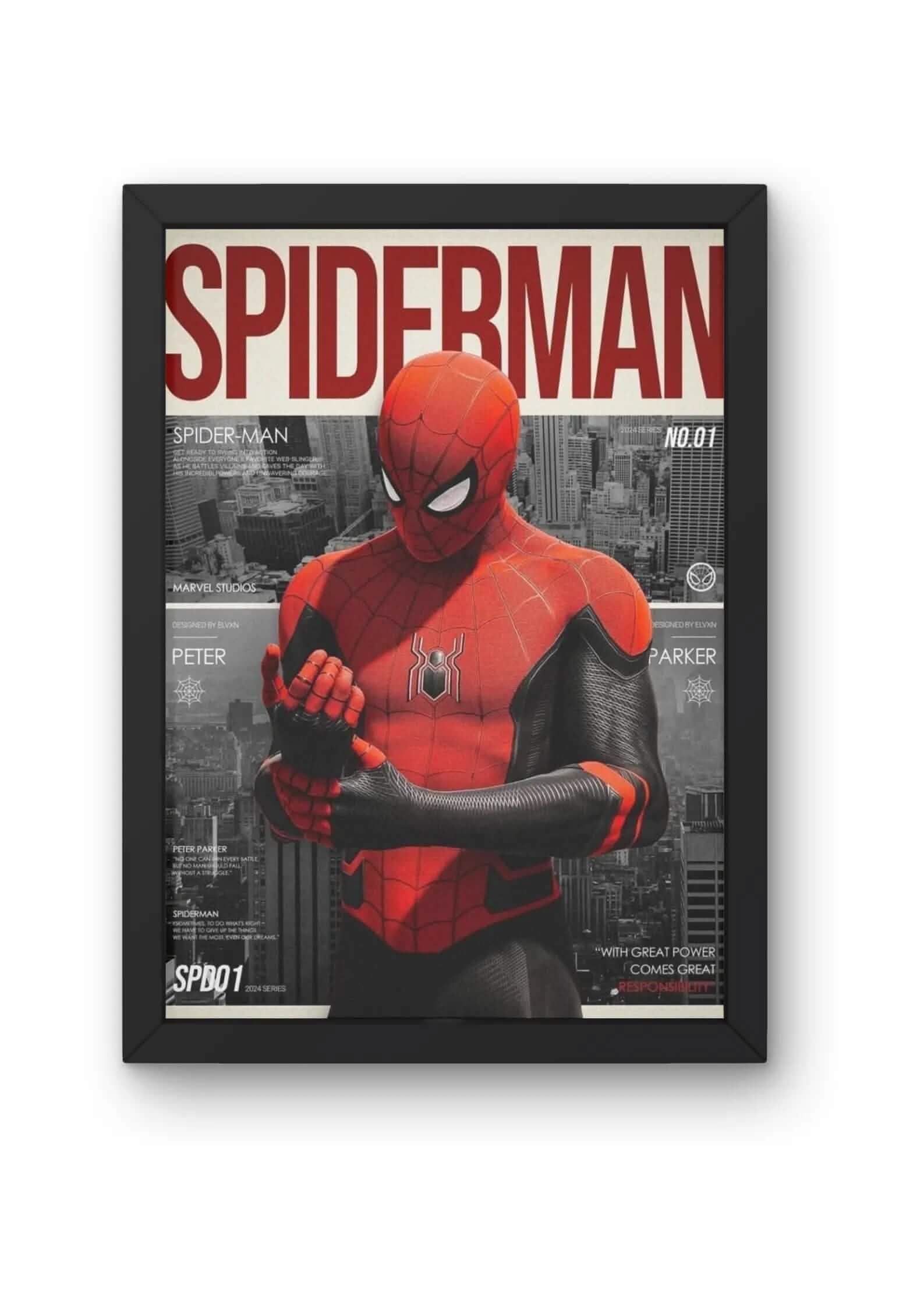 "Spider-Man Marvel Poster product_type CLADURE"