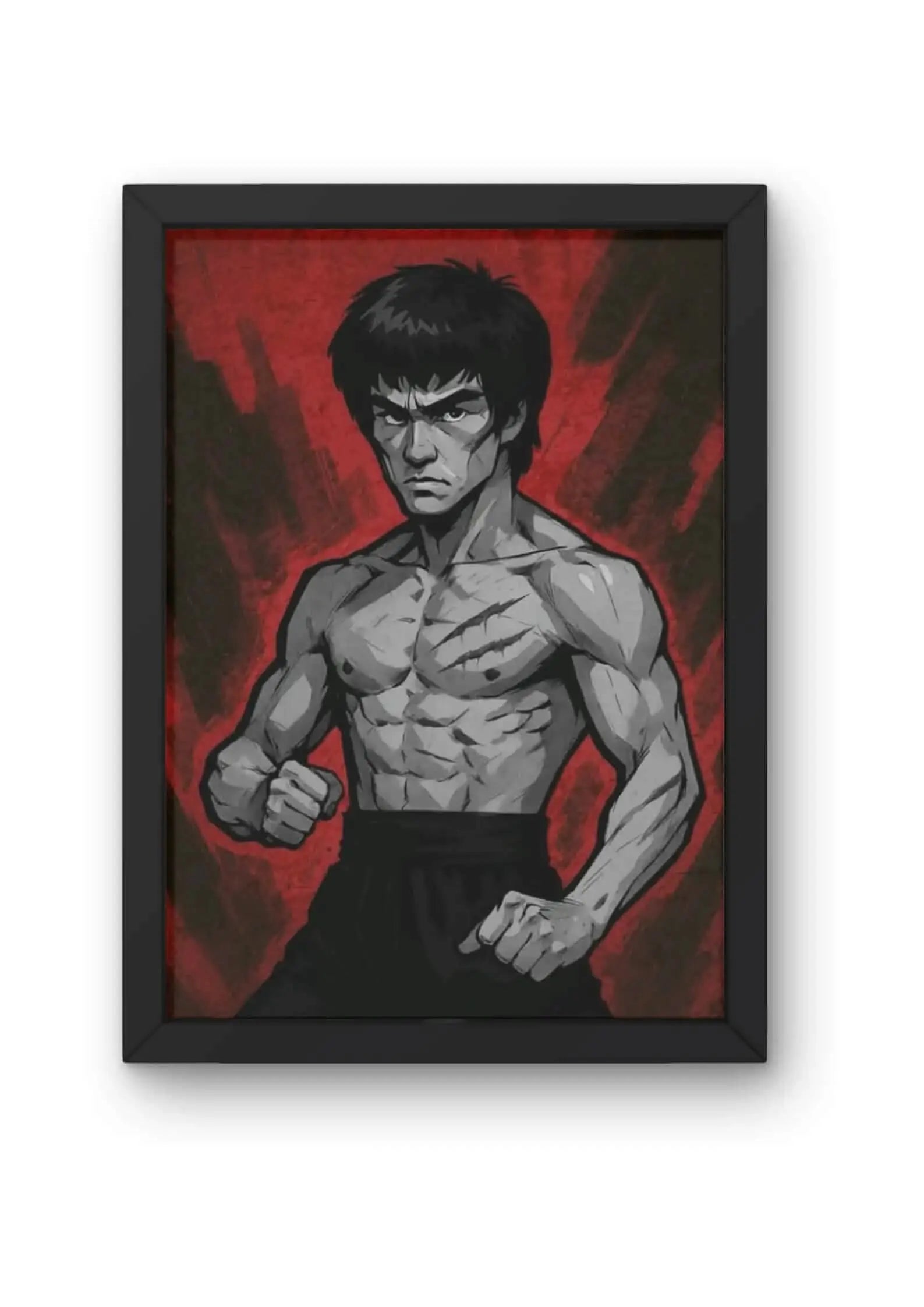 Bruce Lee Illustration Poster CLADURE