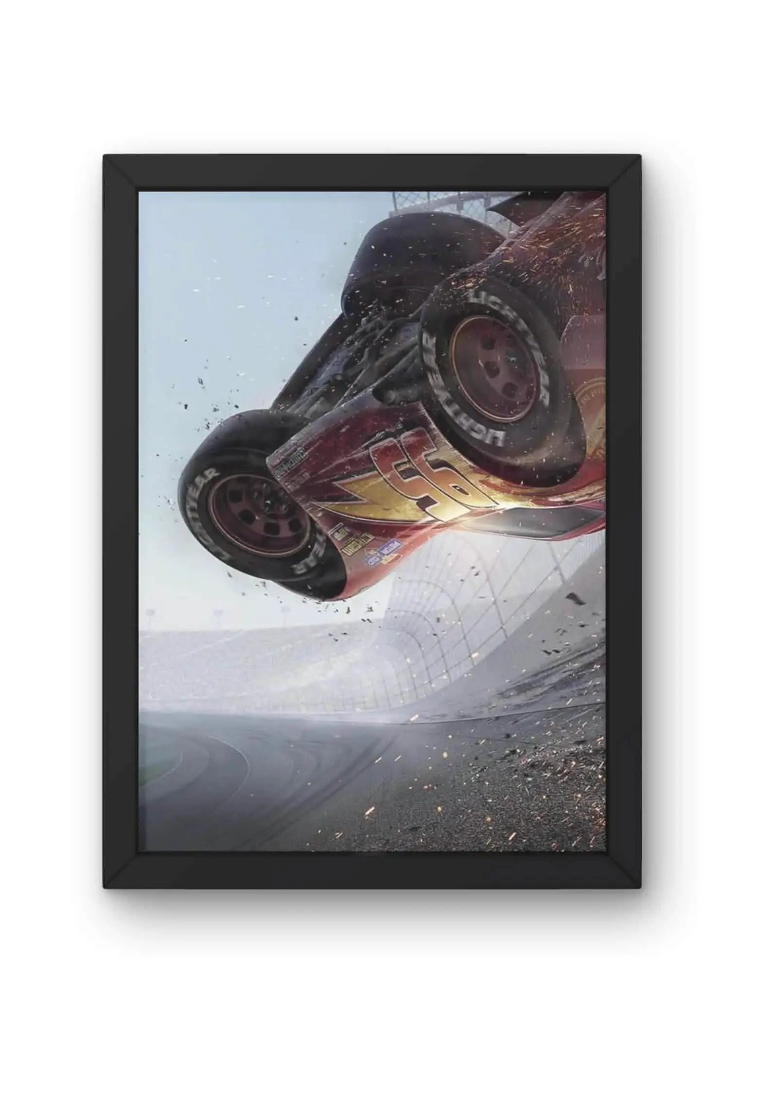 Lightning McQueen Car Poster CLADURE
